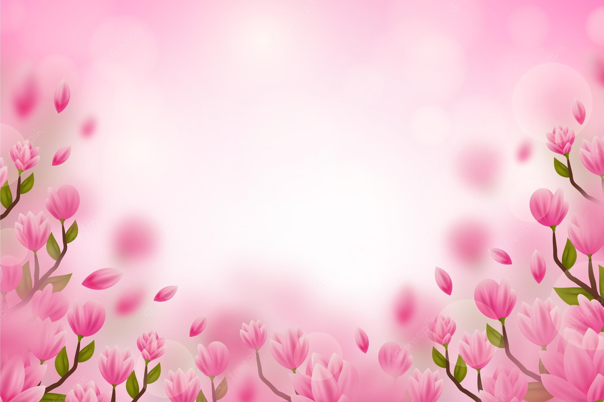 Blurred Flower Background