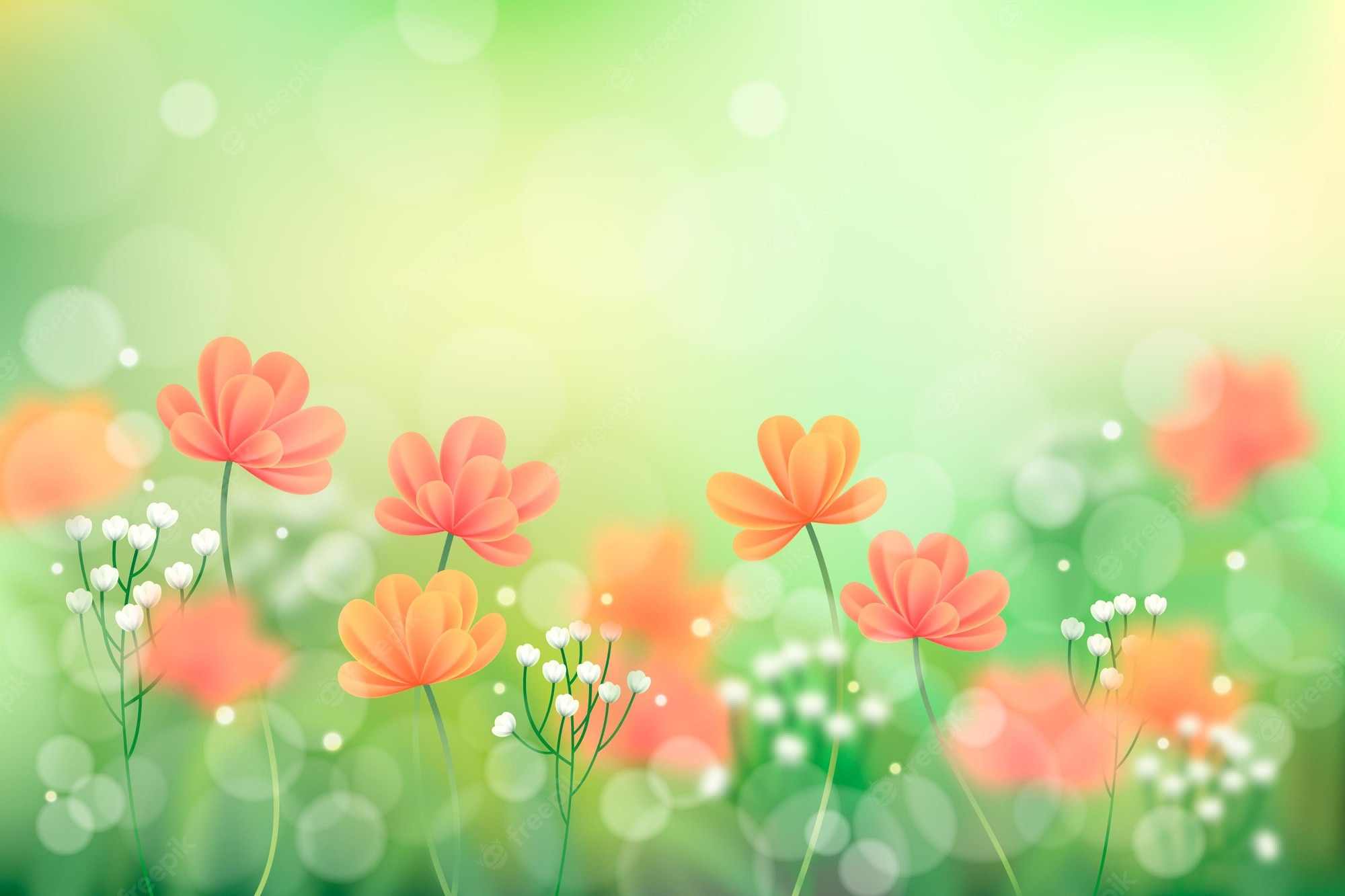 Blurred Flower Background