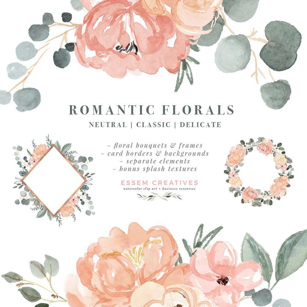 Blush Floral Background