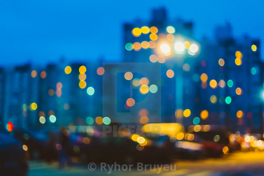 Bokeh City Background