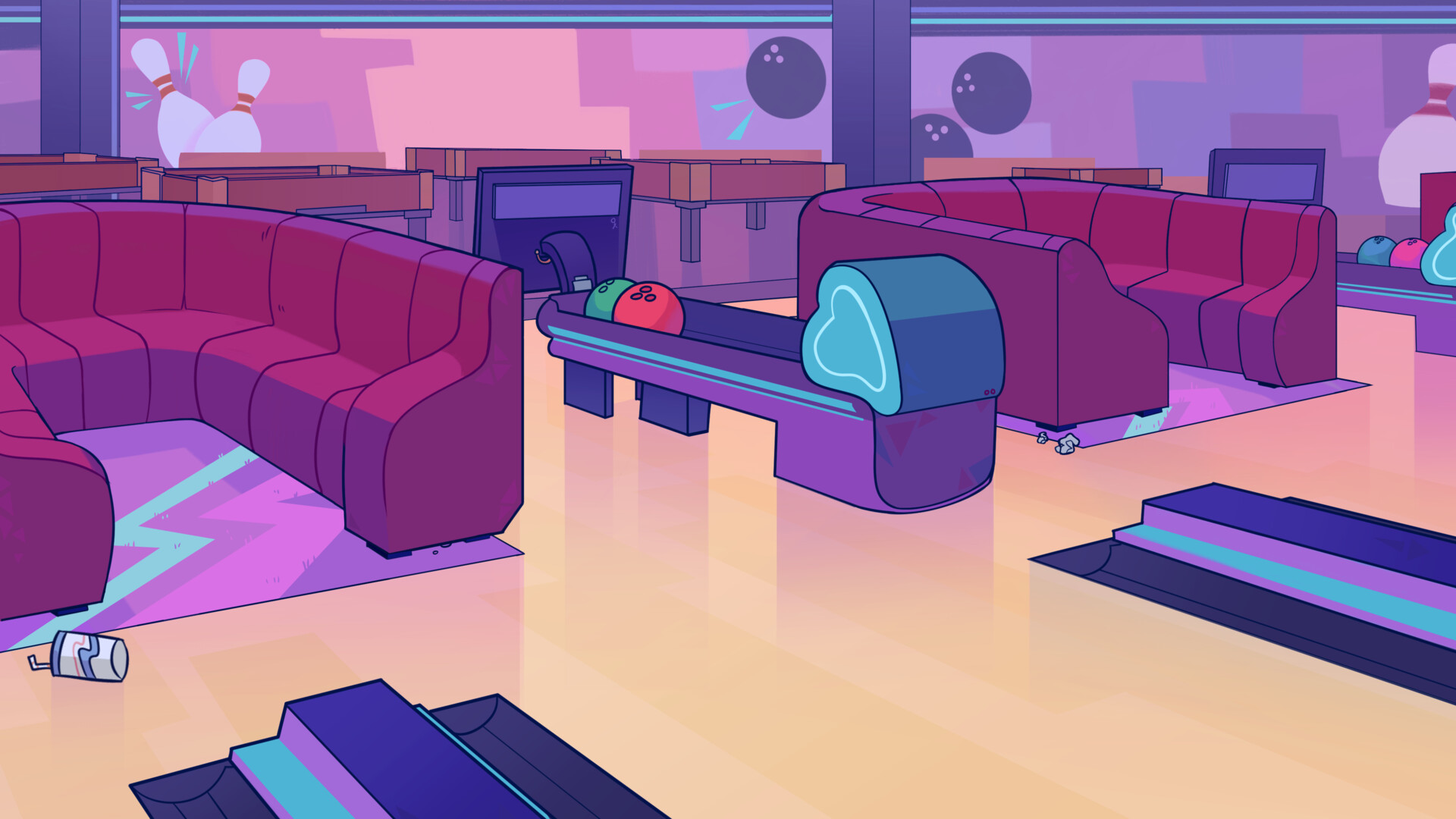 Bowling Alley Backgrounds