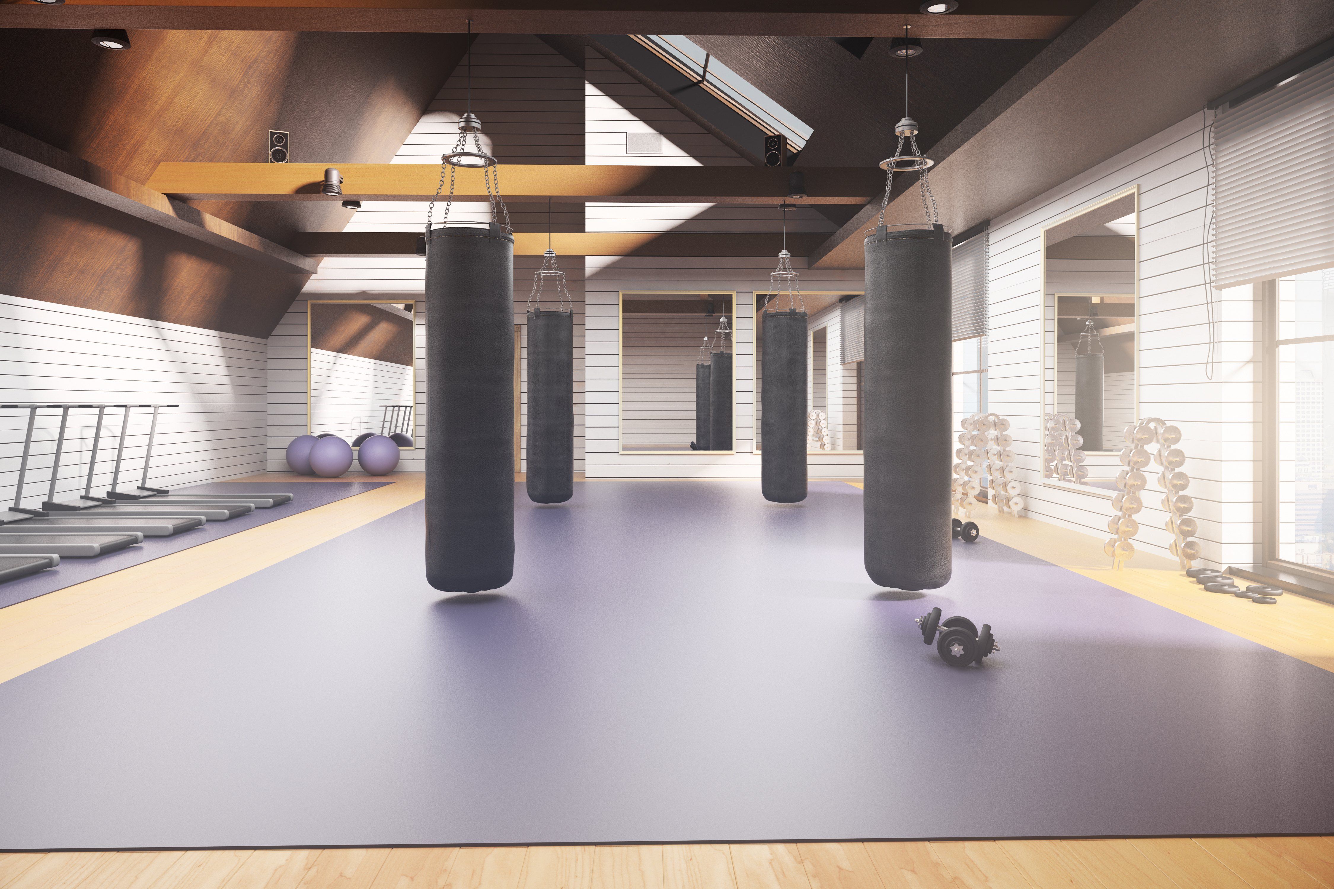 Boxing Gym Background