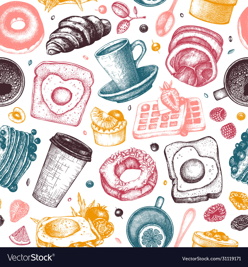 Breakfast Food Background