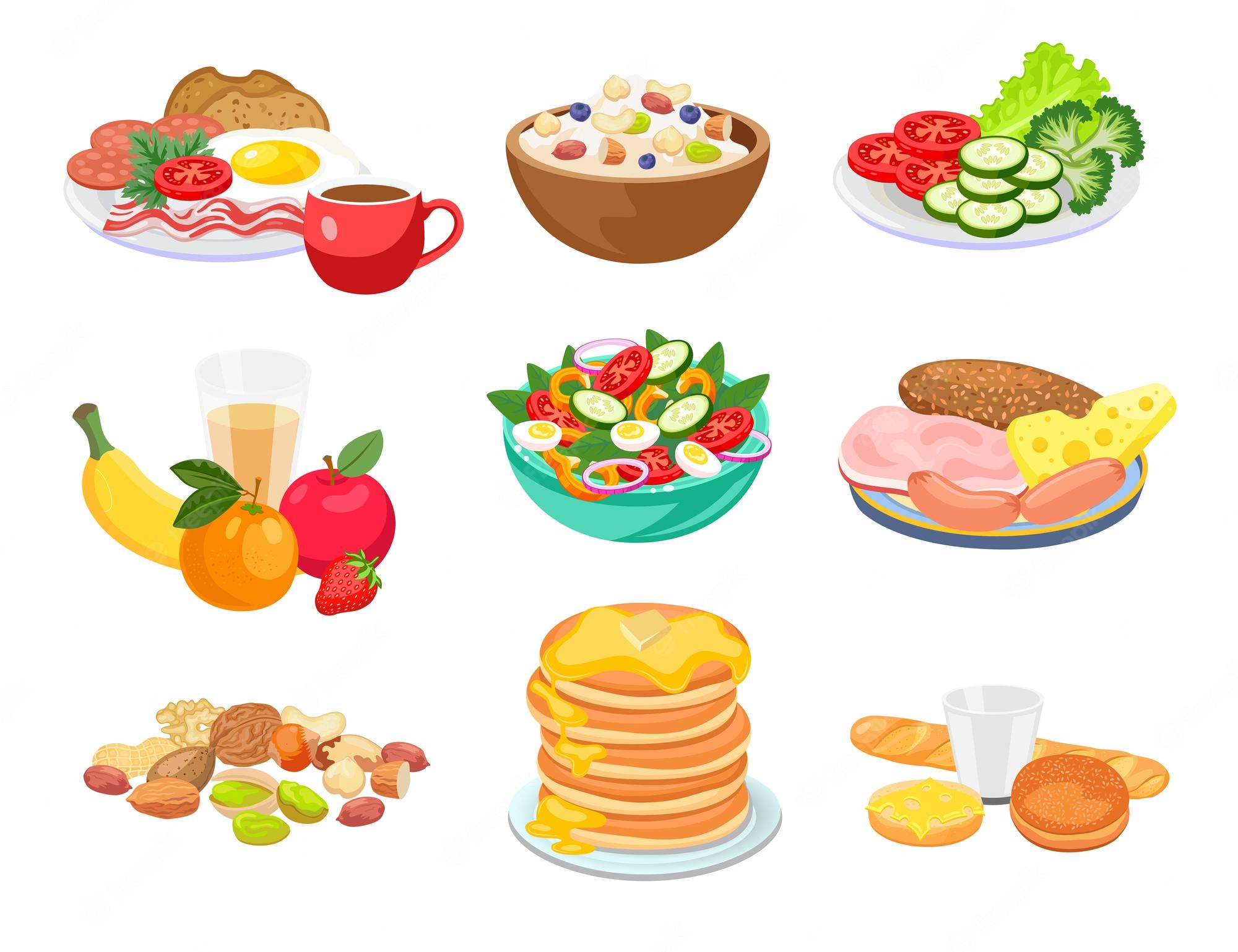 Breakfast Food Background