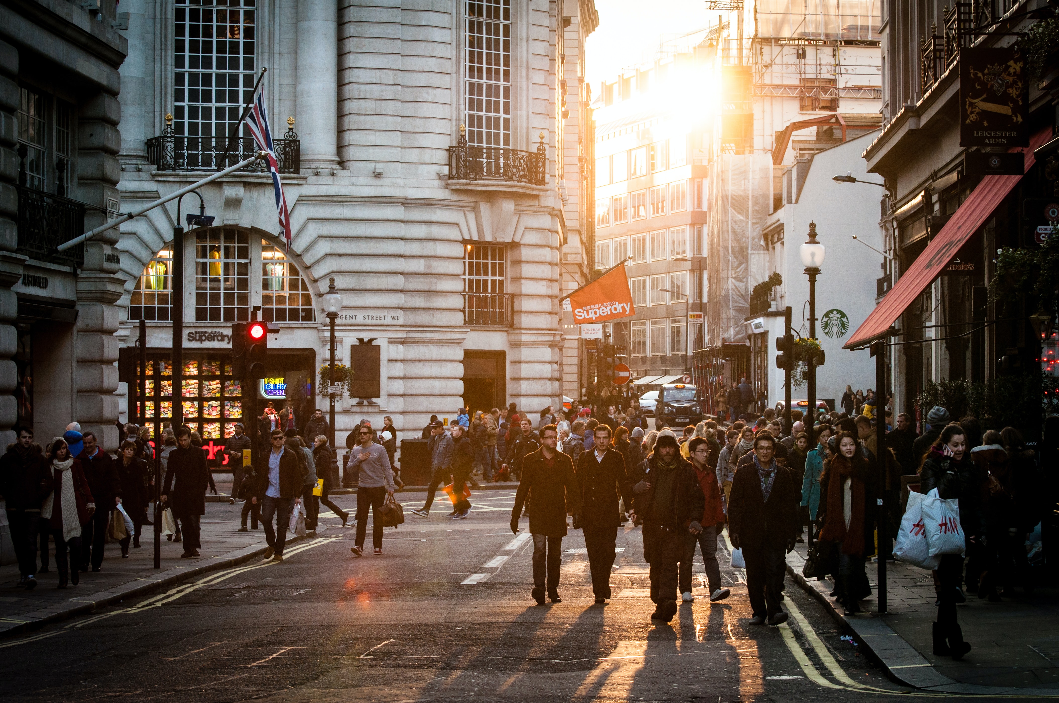 Busy Street Background