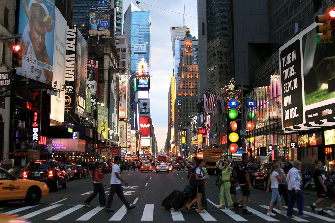 Busy Street Background