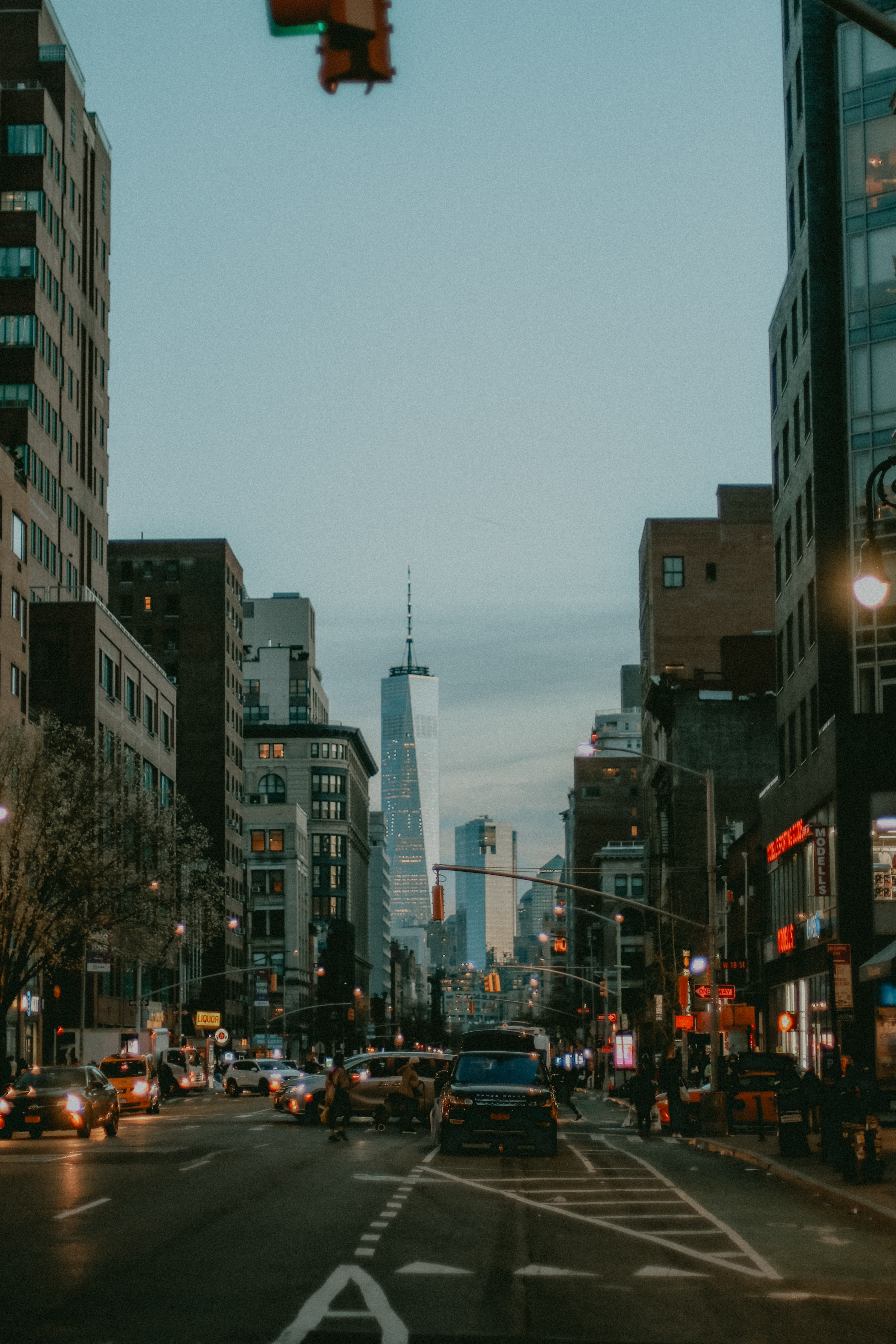 Busy Street Background