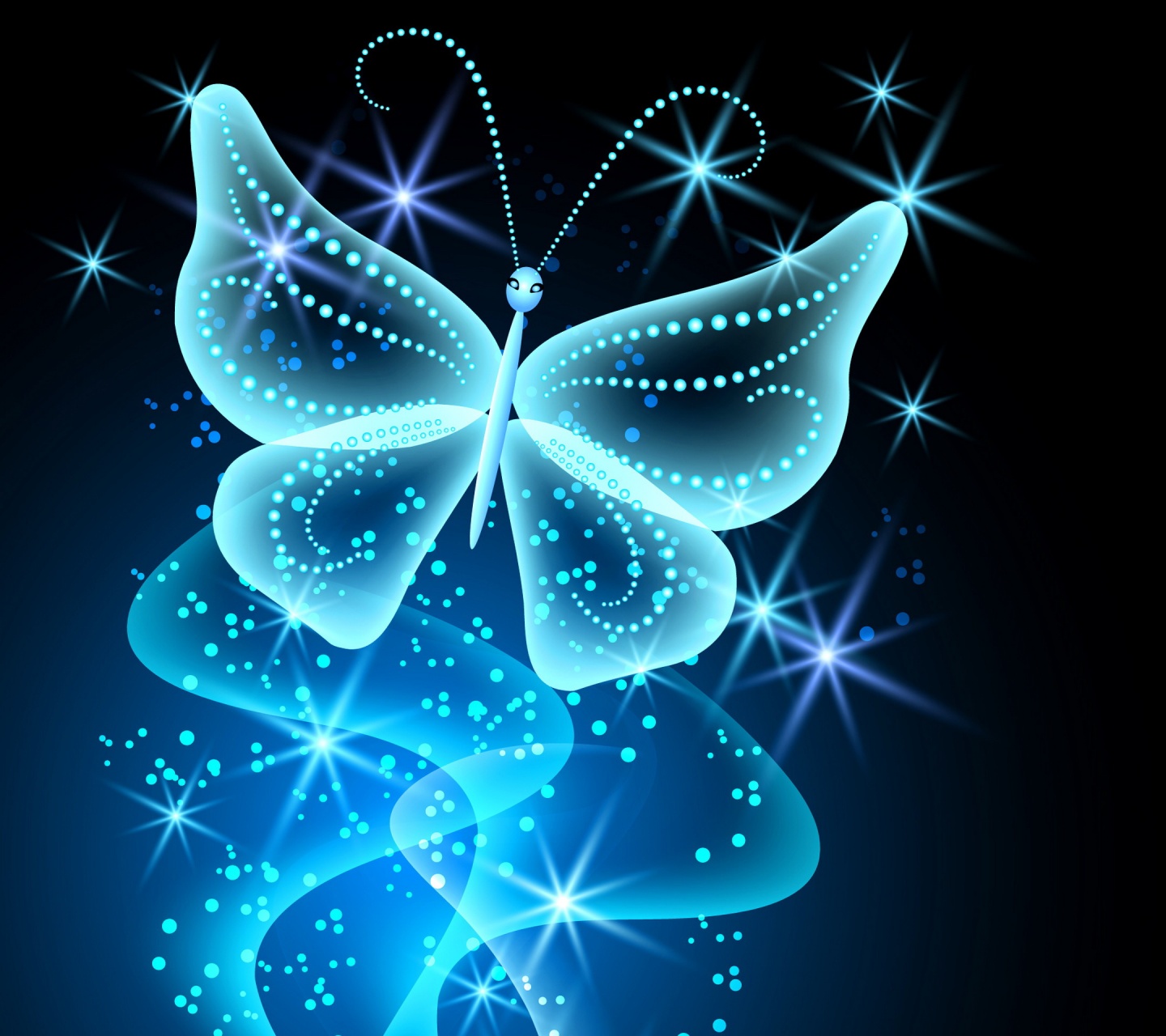 Butterfly Computer Background