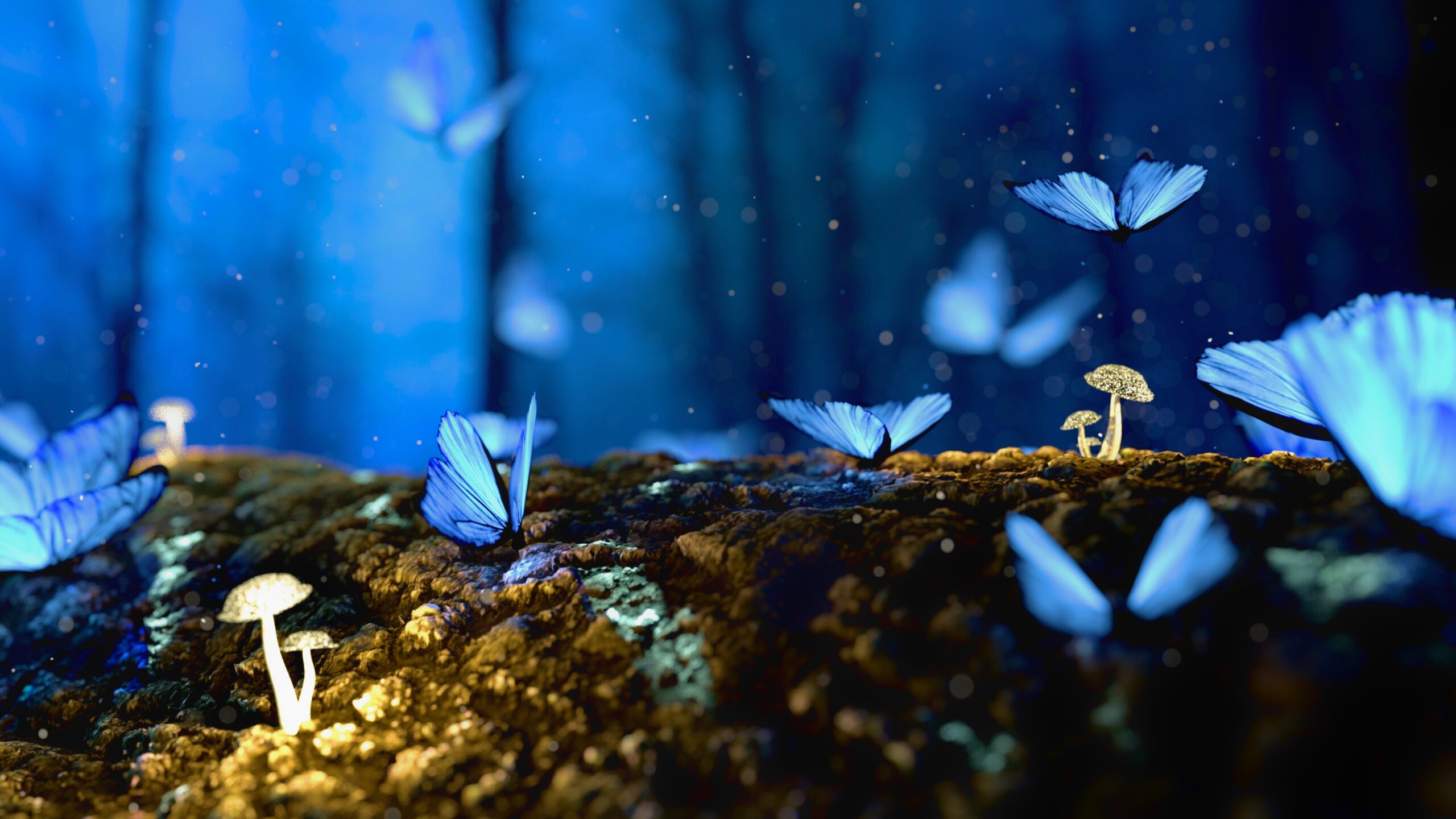 Butterfly Computer Background