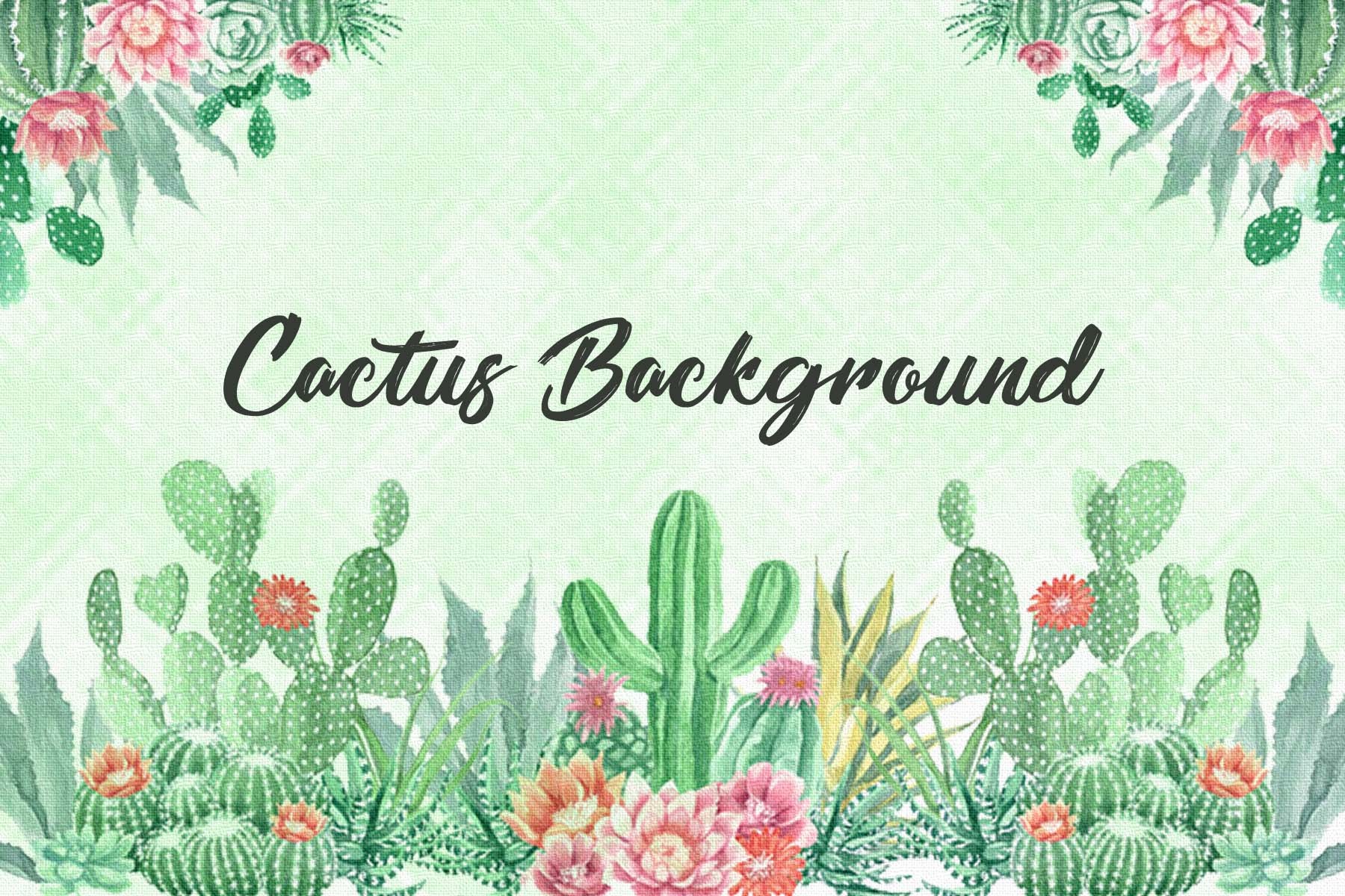 Cactus Background