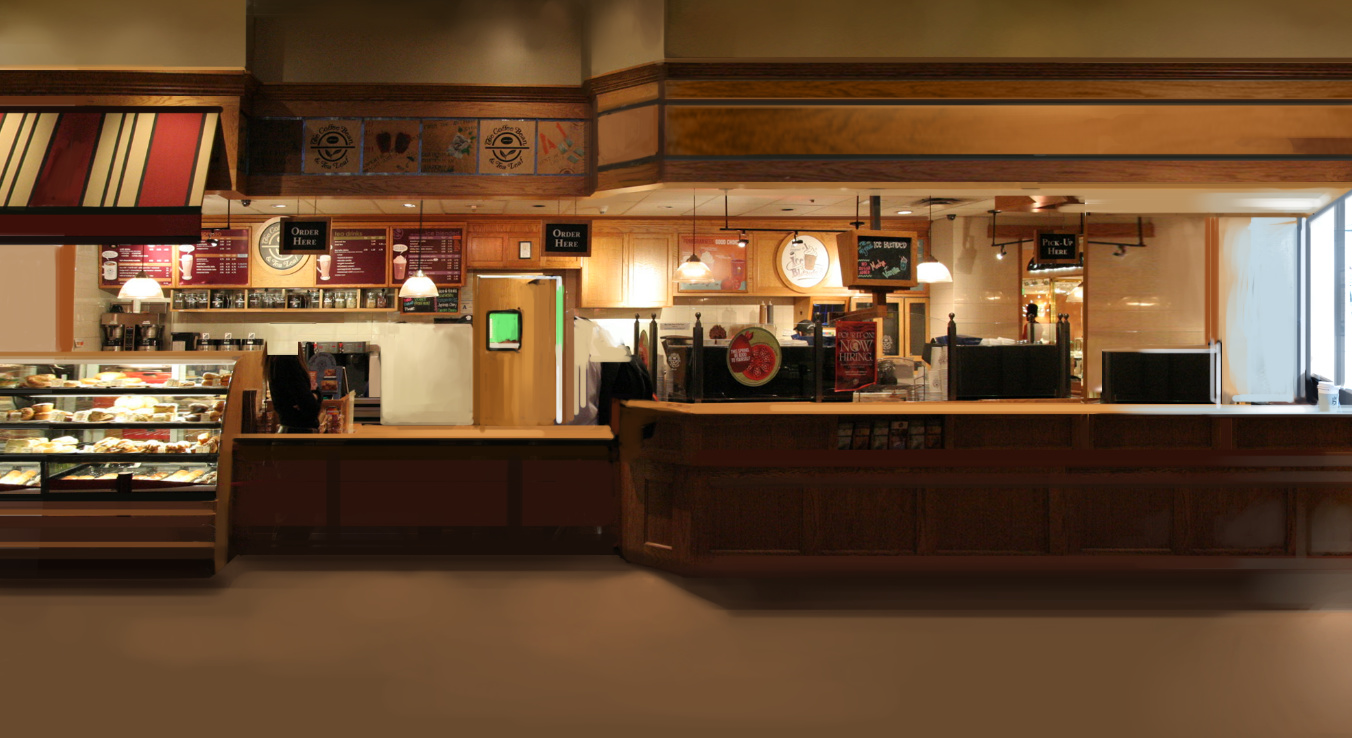 Cafe Anime Background