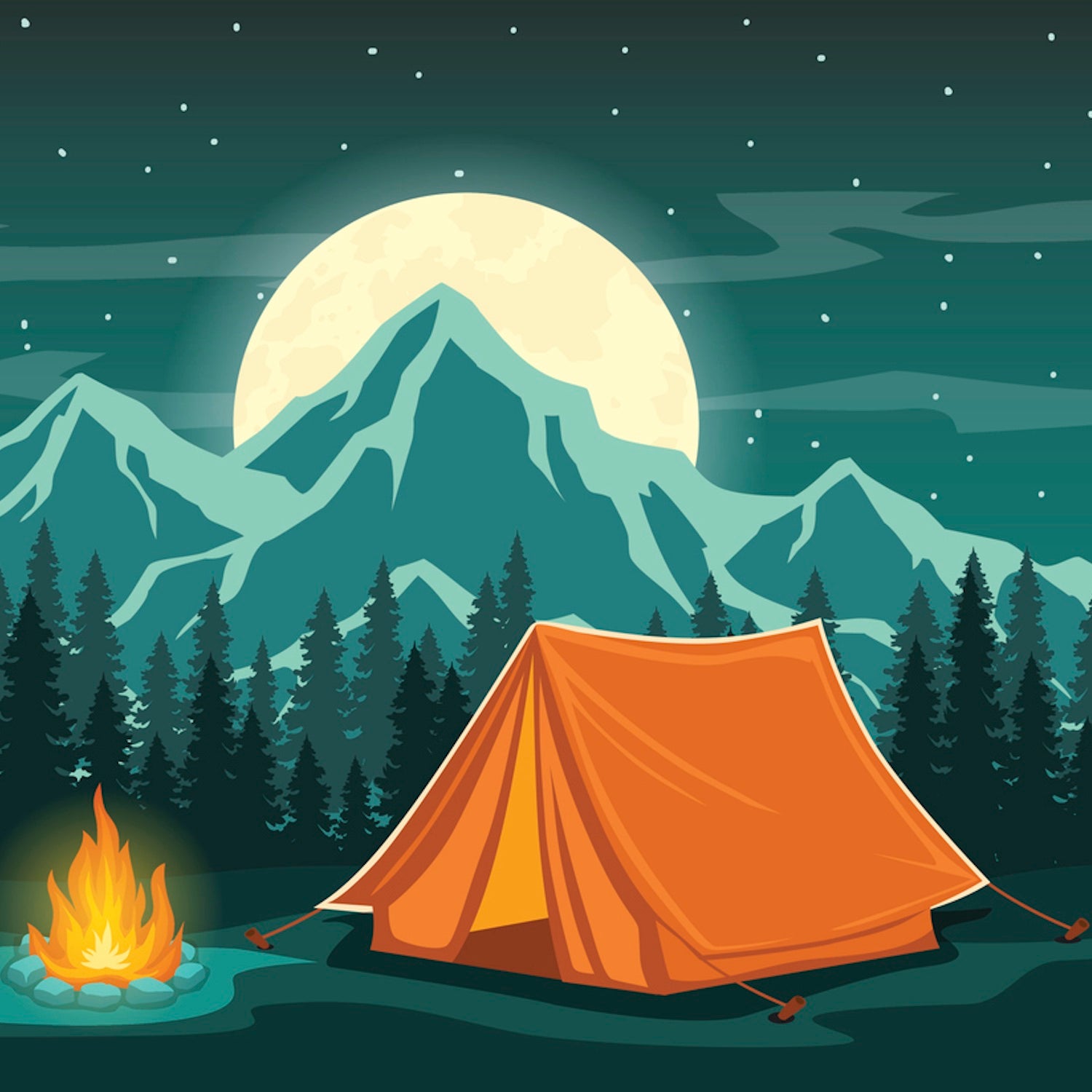 Camping Background