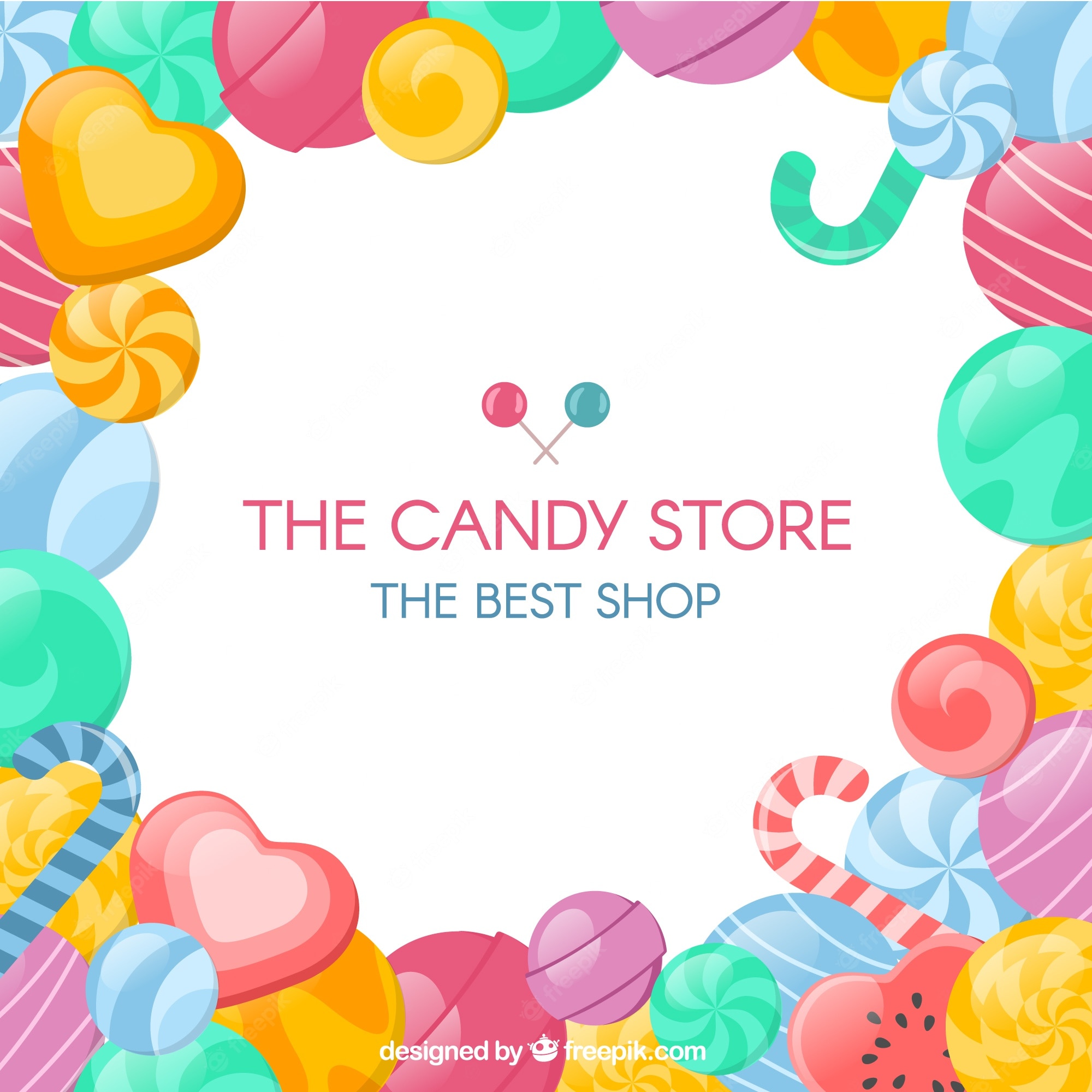 Candy Store Background