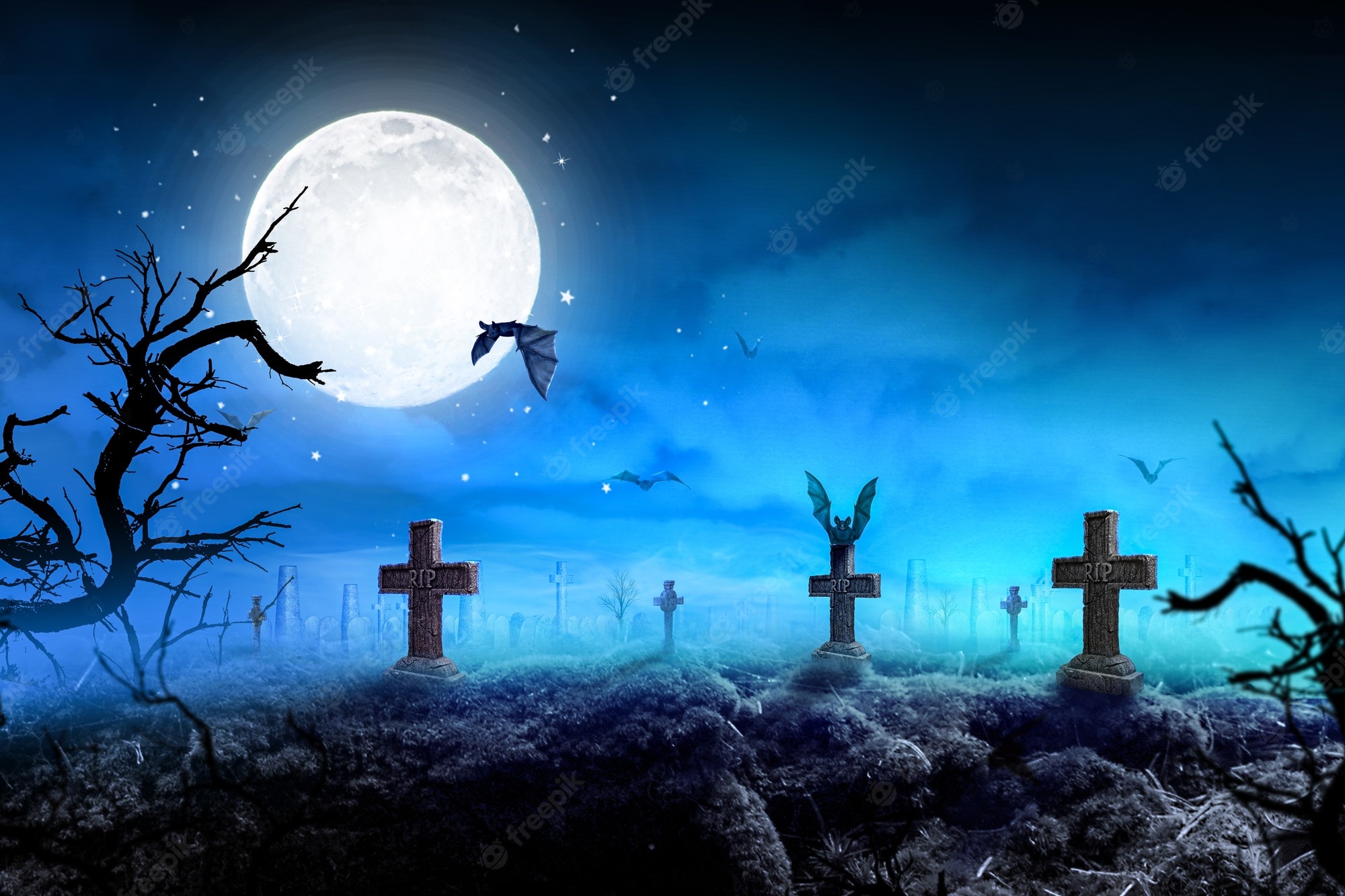 Cemetery Backgrounds