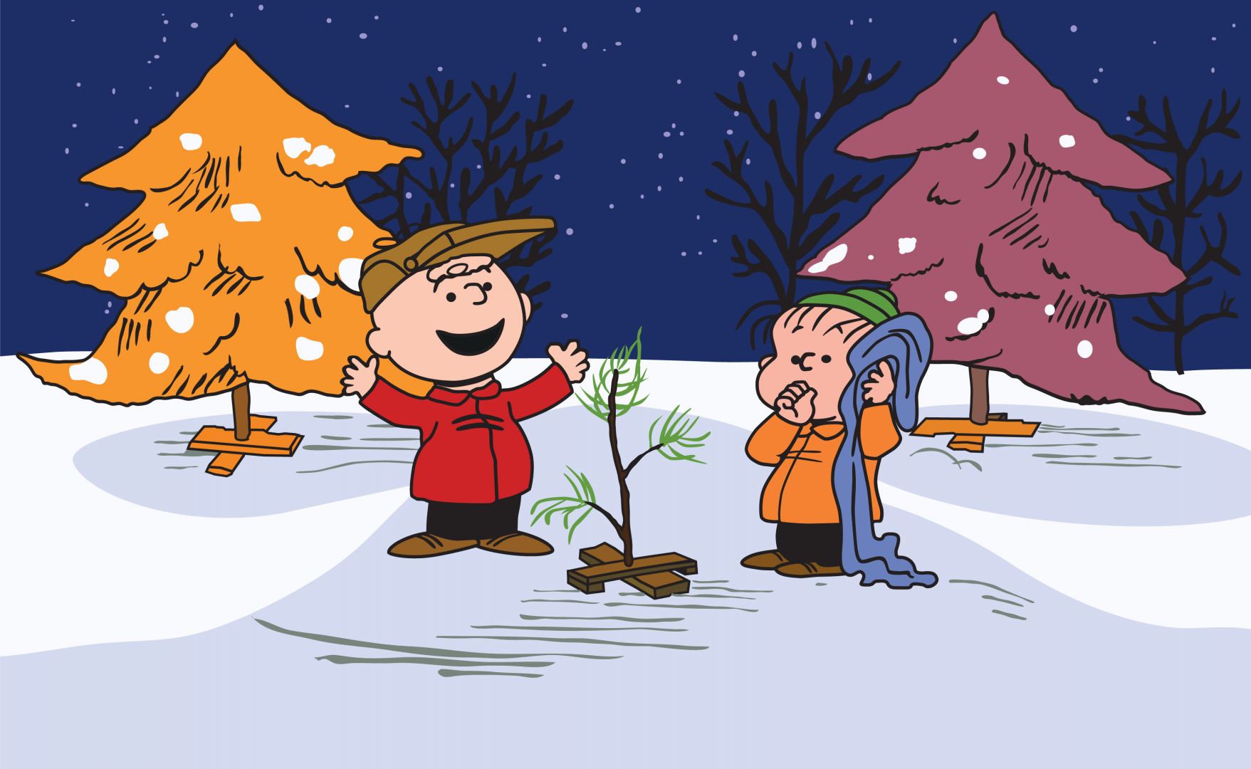 Charlie Brown Christmas Background