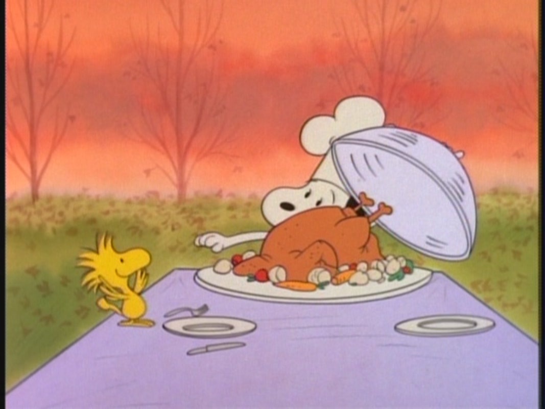 Charlie Brown Thanksgiving Background