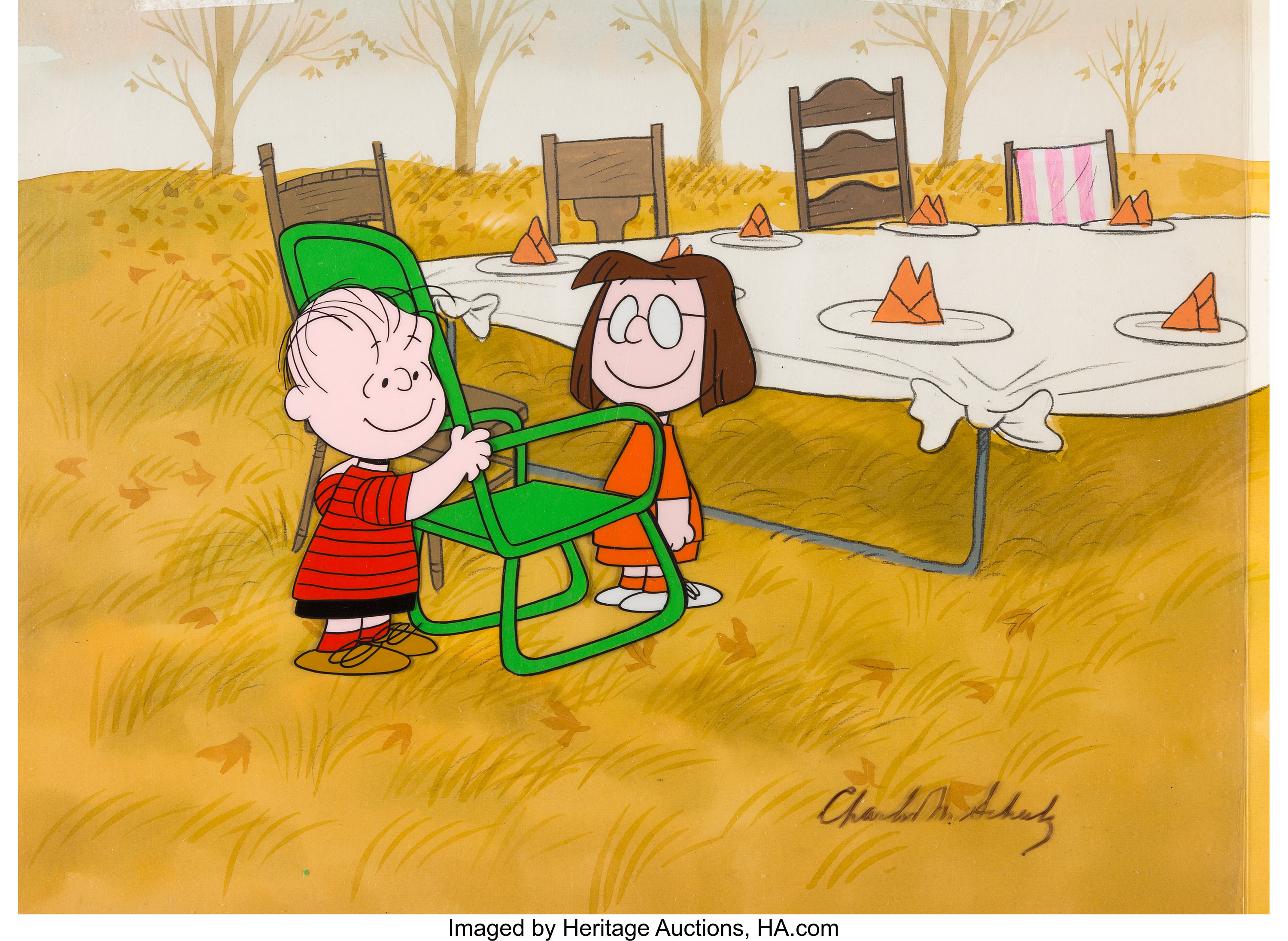 Charlie Brown Thanksgiving Background