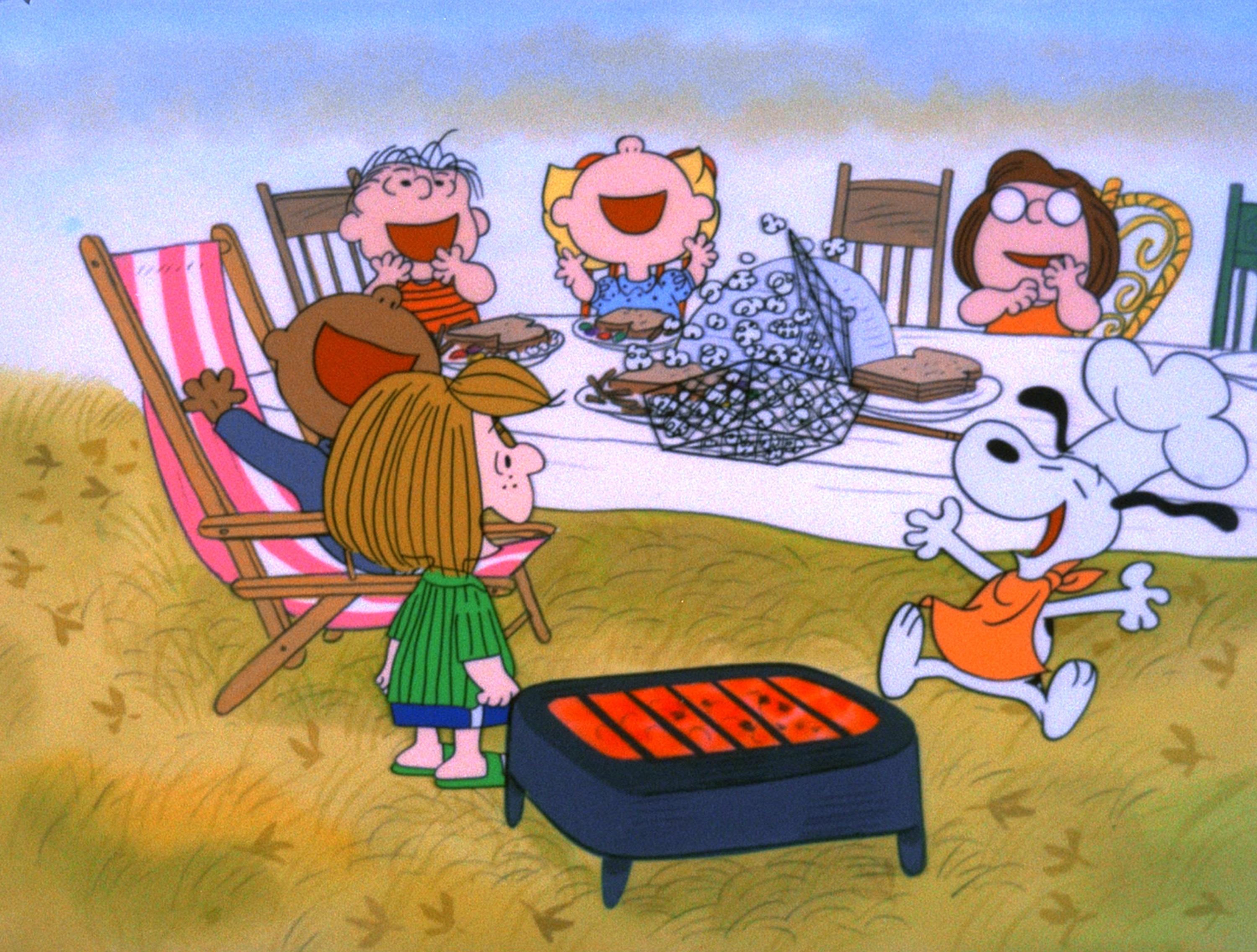 Charlie Brown Thanksgiving Background