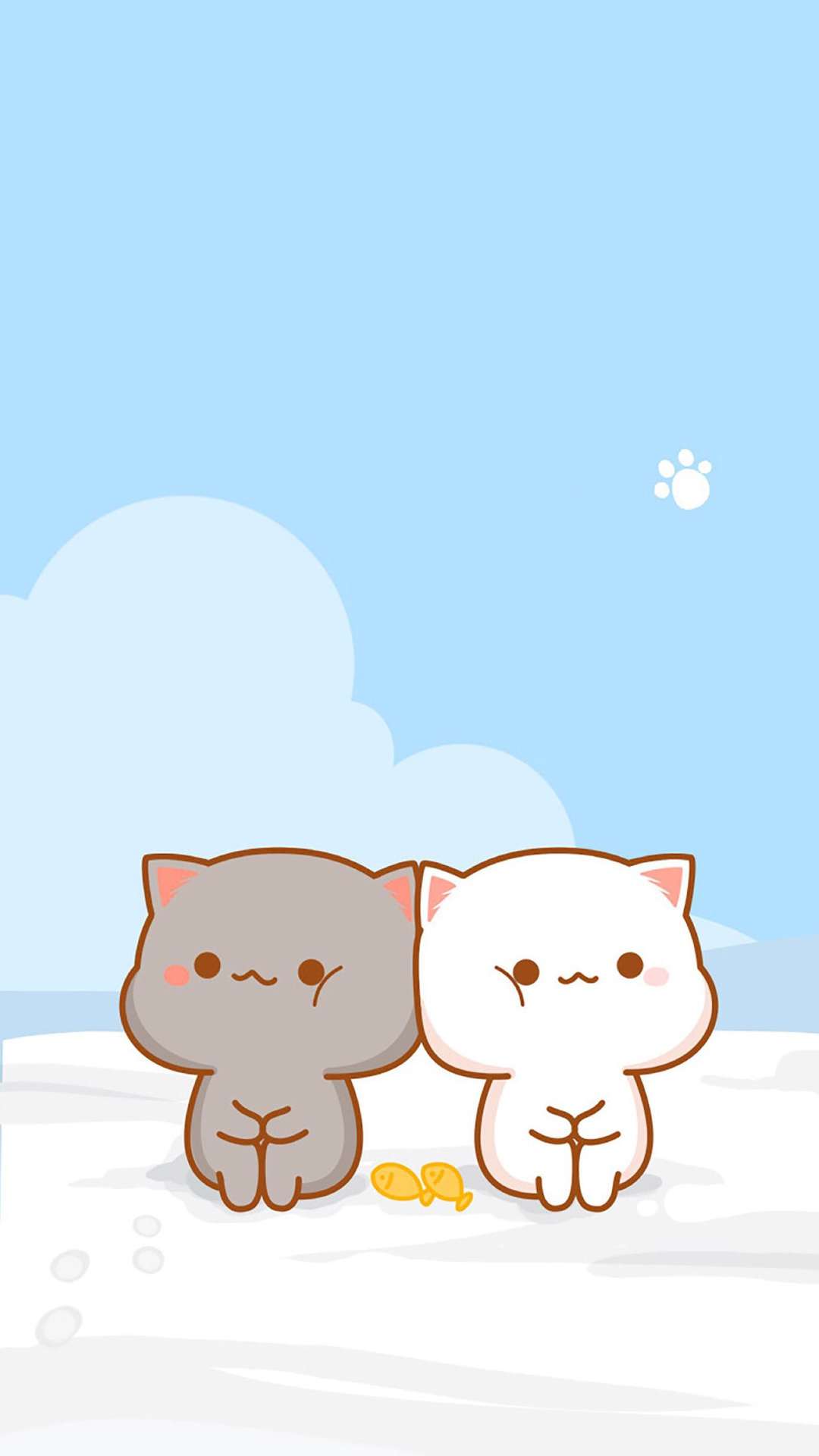 Chibi Cat Background