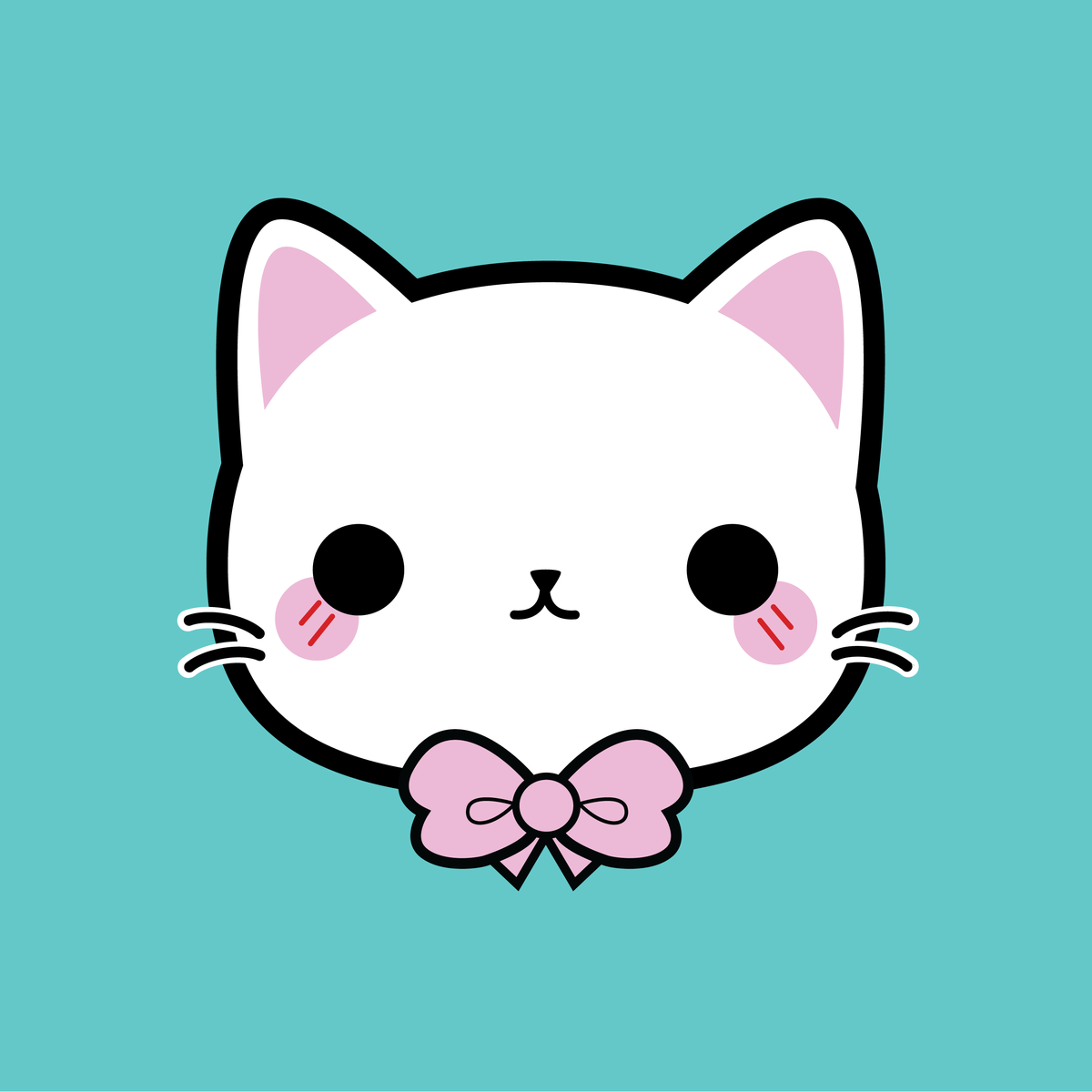 Chibi Cat Background