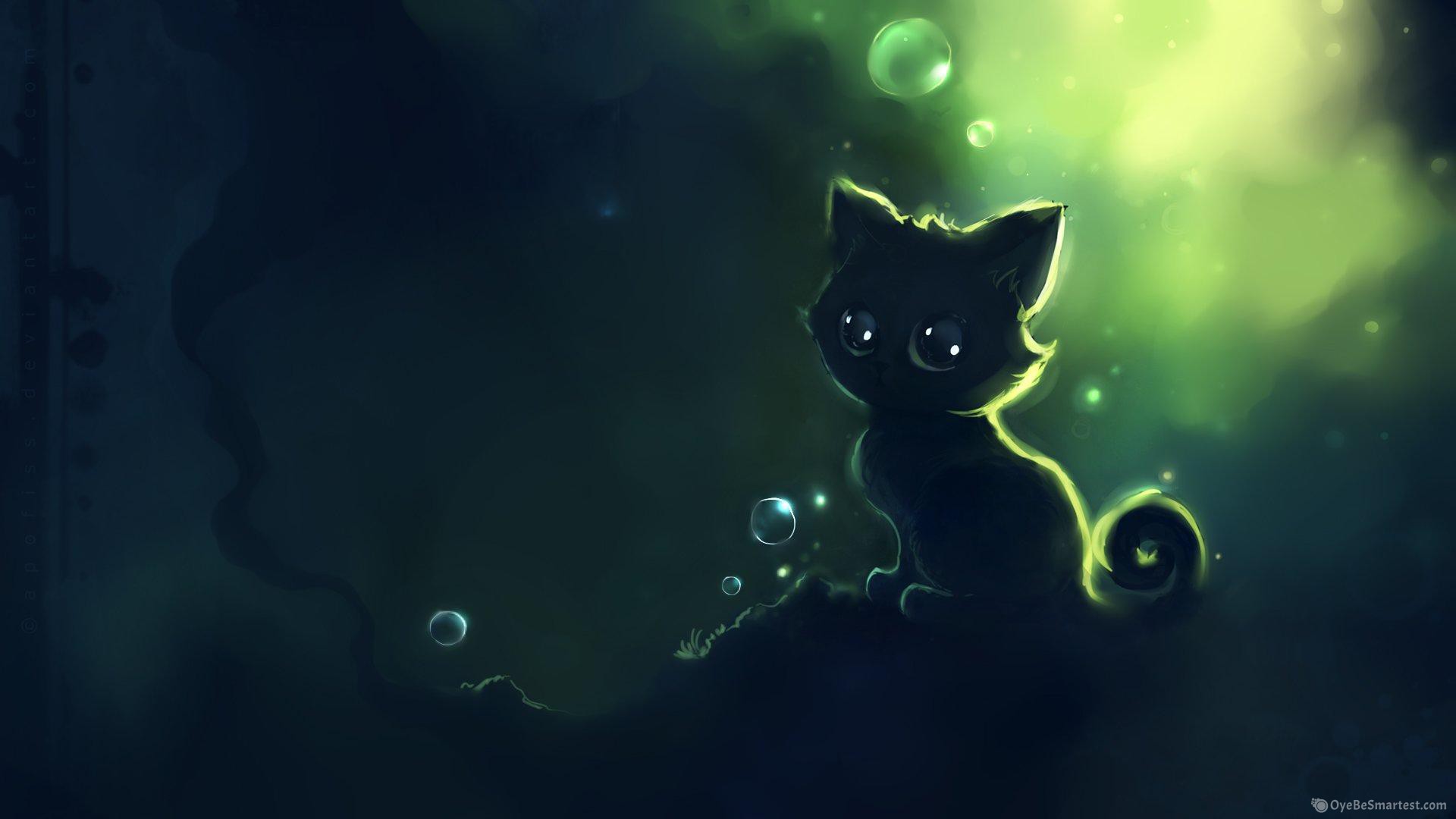 Chibi Cat Background