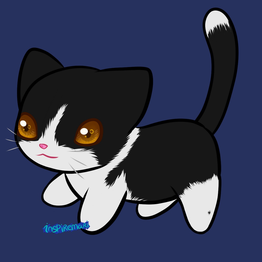 Chibi Cat Background