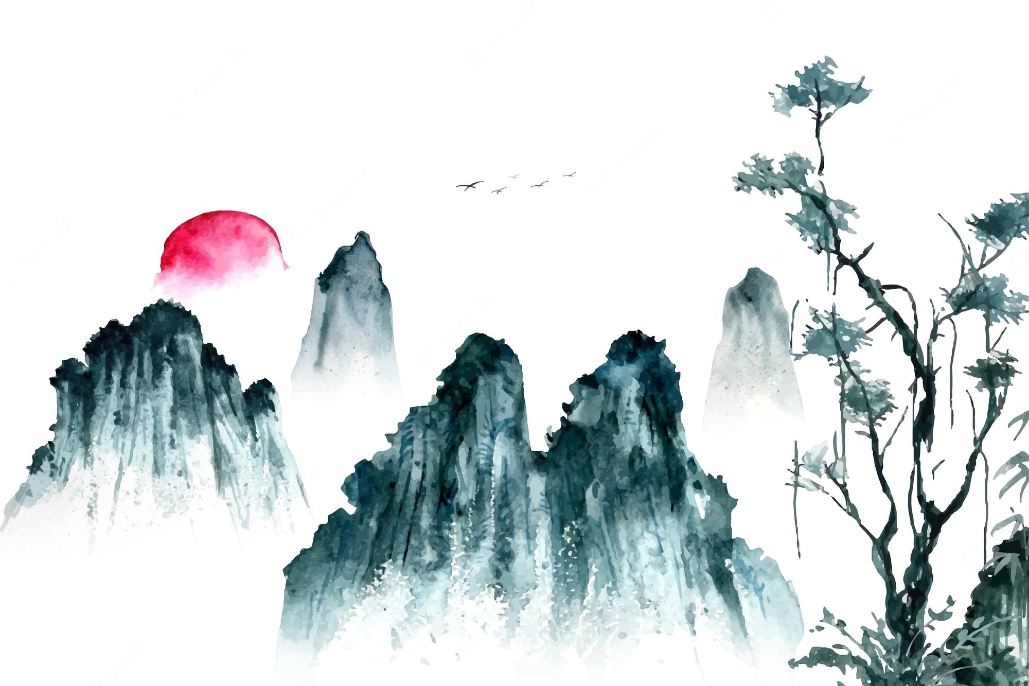 Chinese Landscape Background