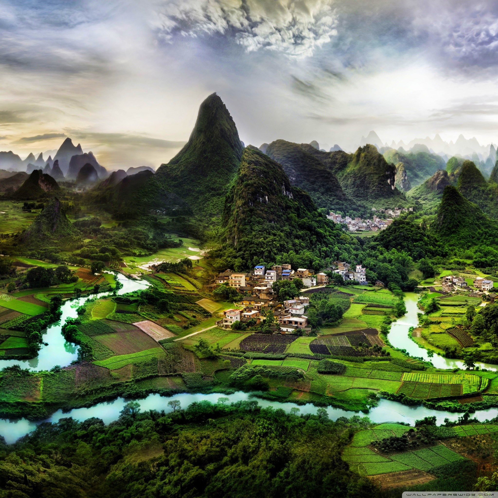 Chinese Landscape Background