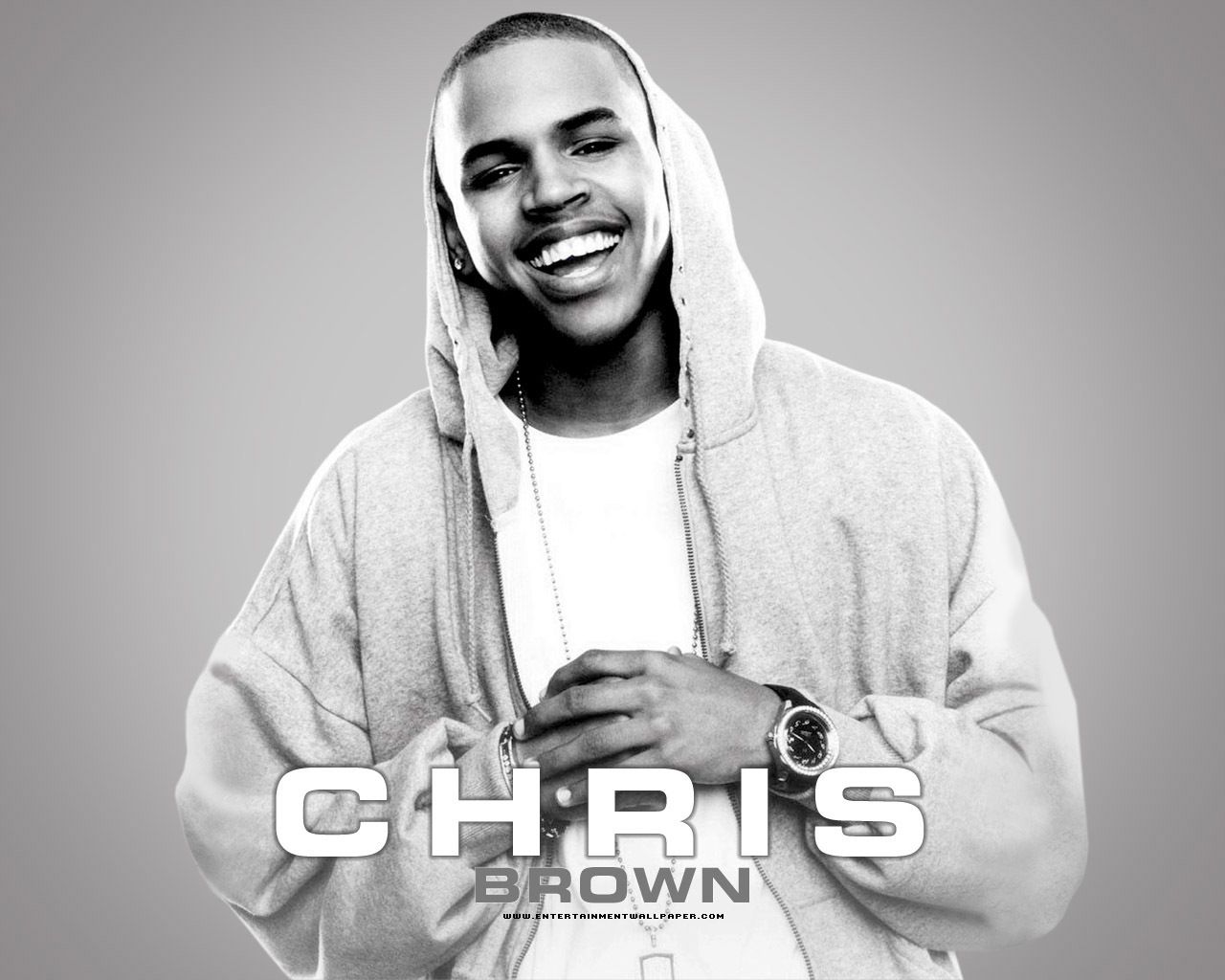 Chris Brown White Background