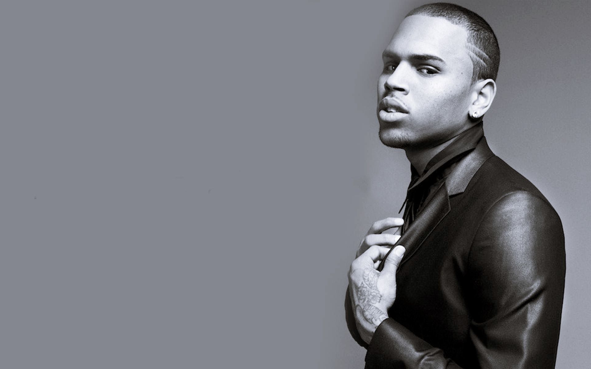 Chris Brown White Background