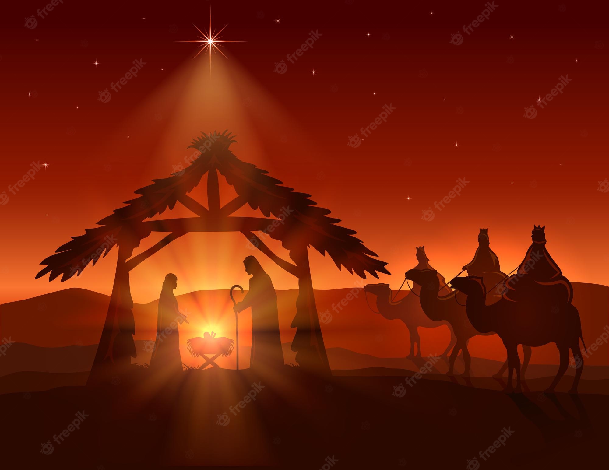 Christian Nativity Christmas Background