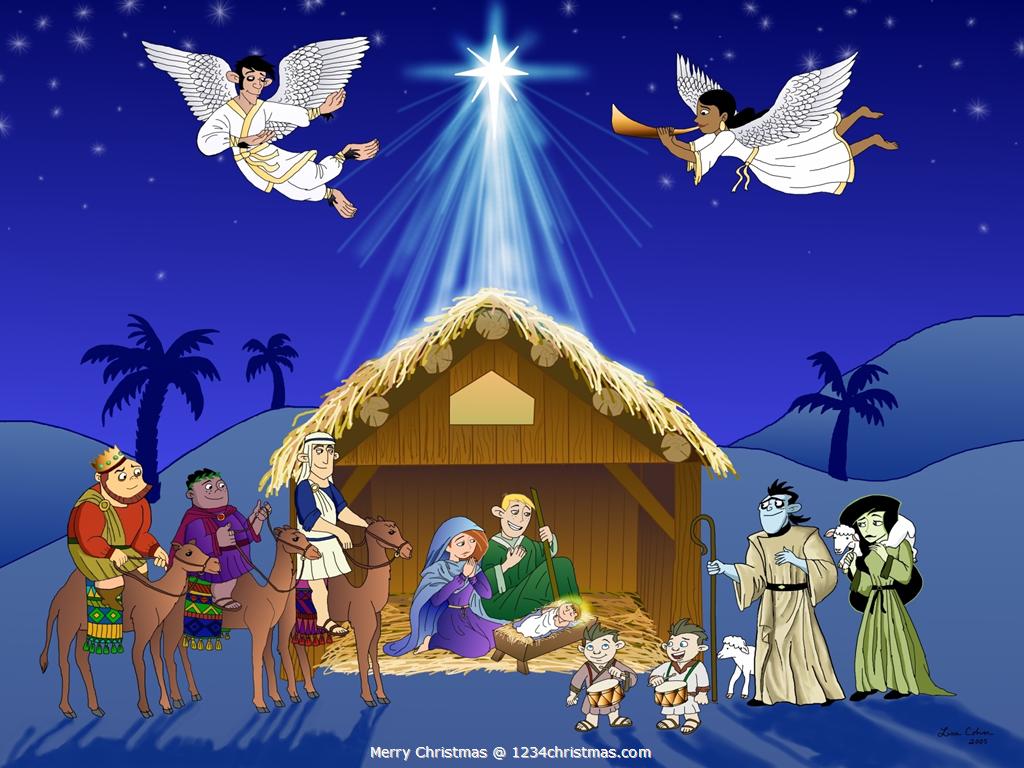 Christian Nativity Christmas Background