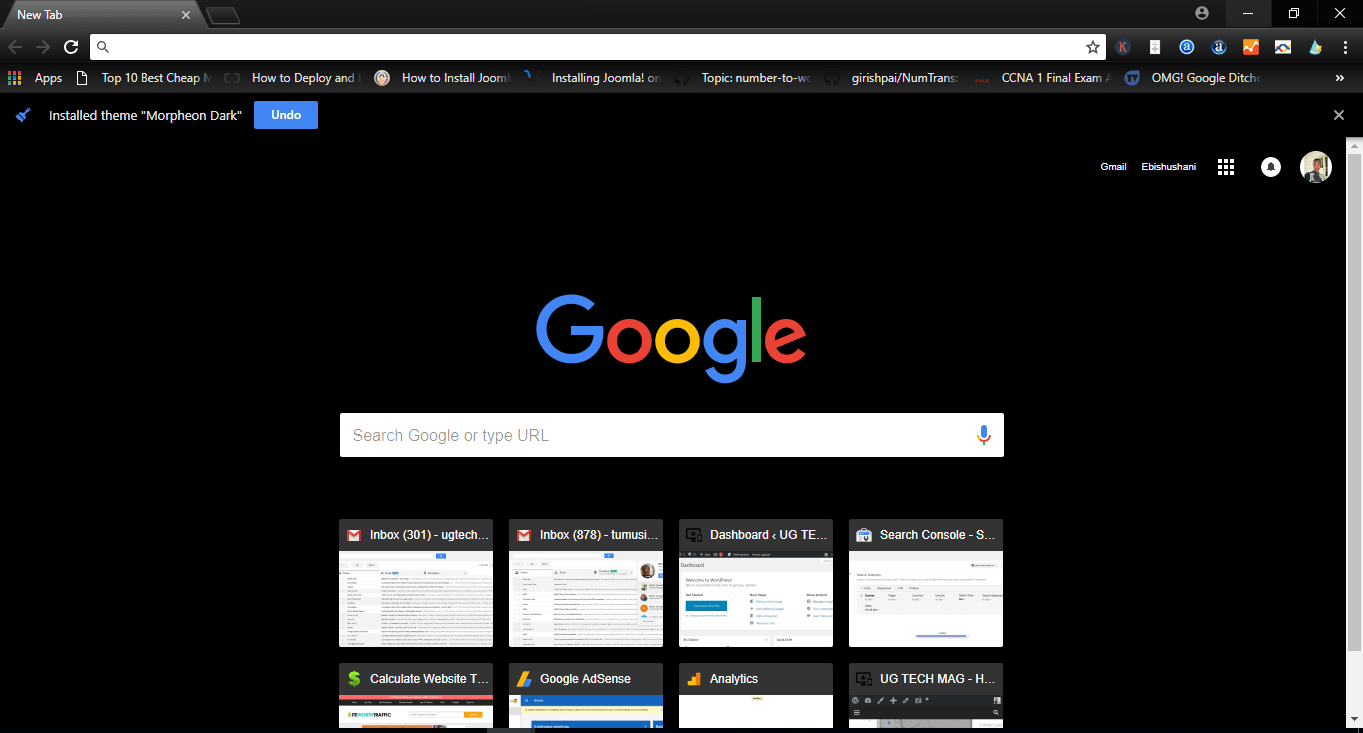 Chrome Background