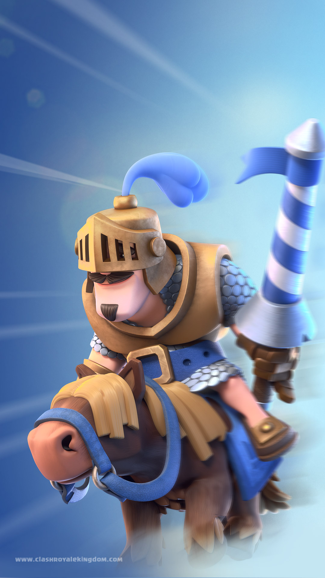 Clash Royale Blue Background