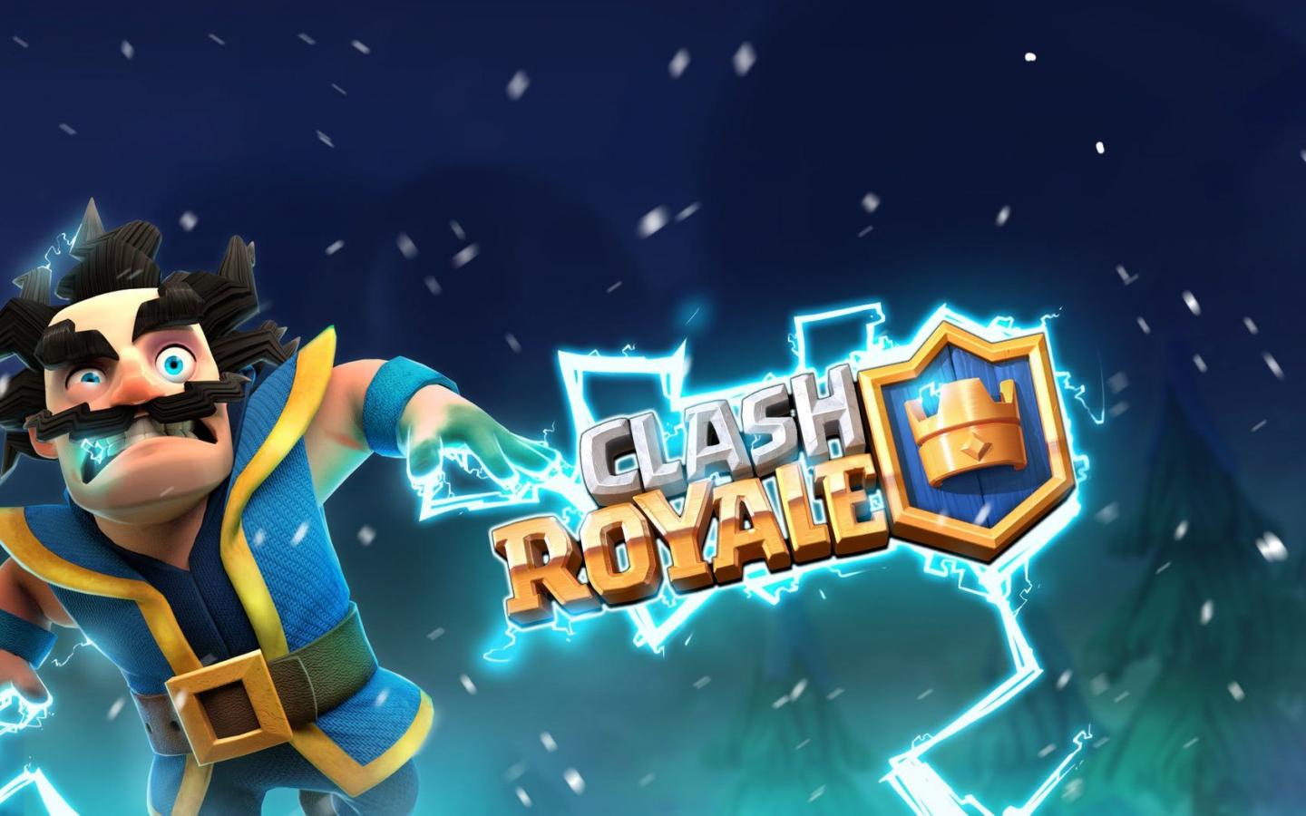 Clash Royale Blue Background