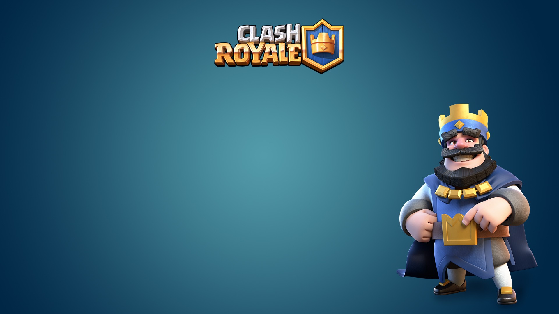 Clash Royale Blue Background