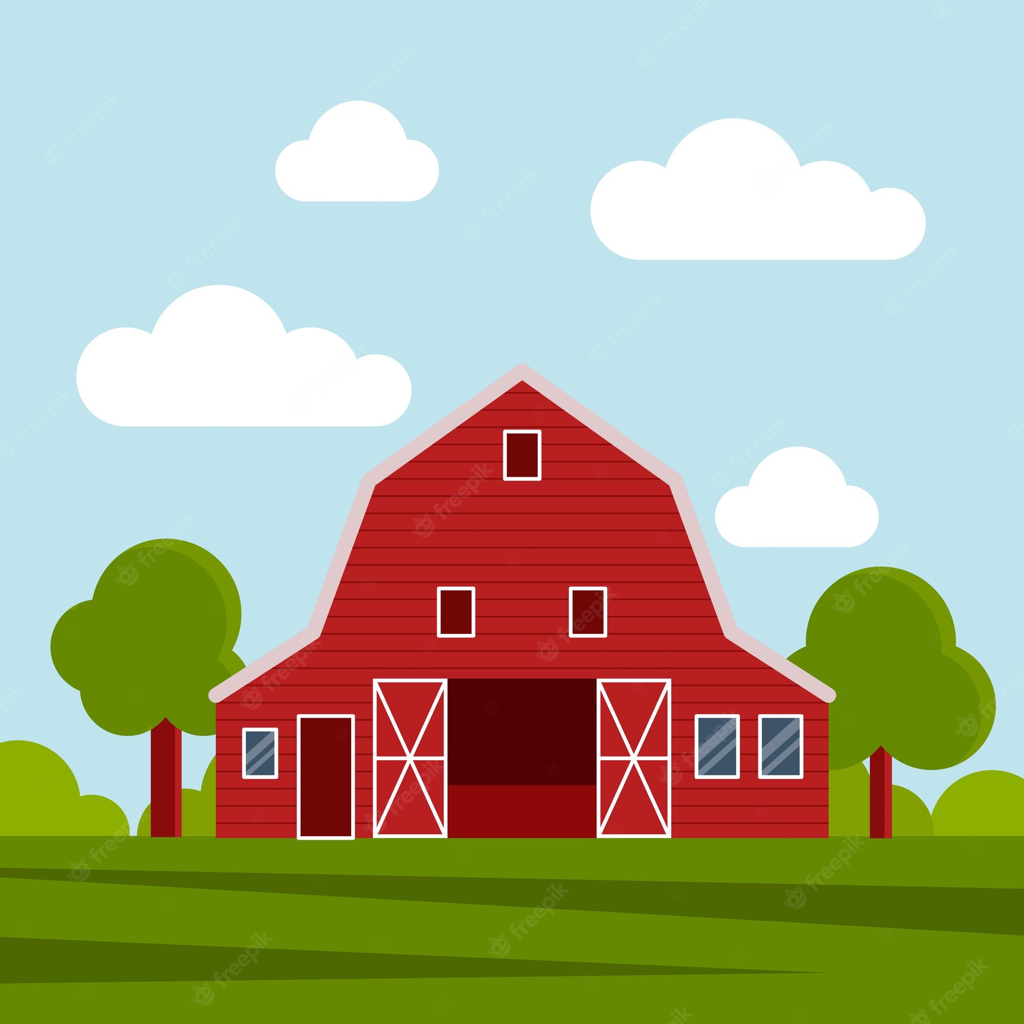 Country Farm Background