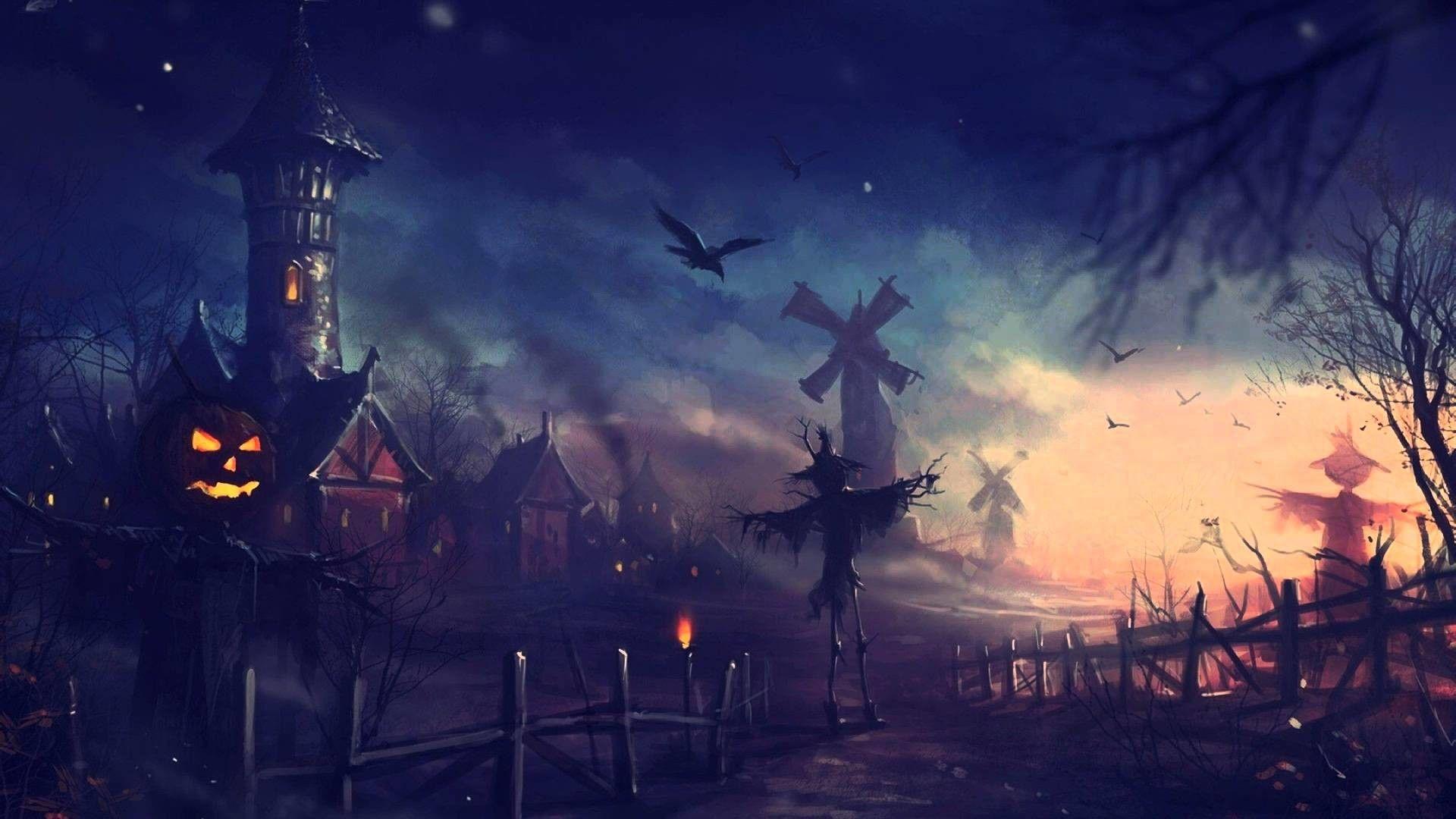 Creepy Anime Background