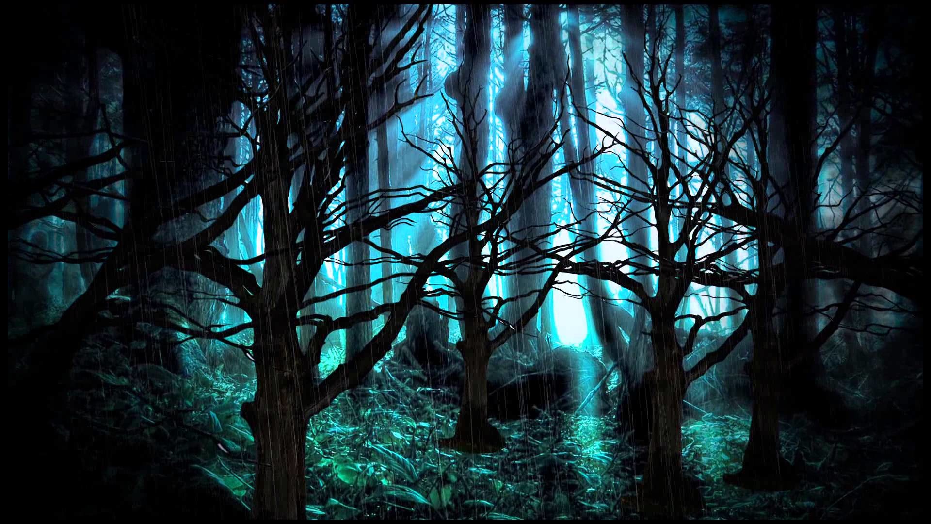 Creepy Forest Background