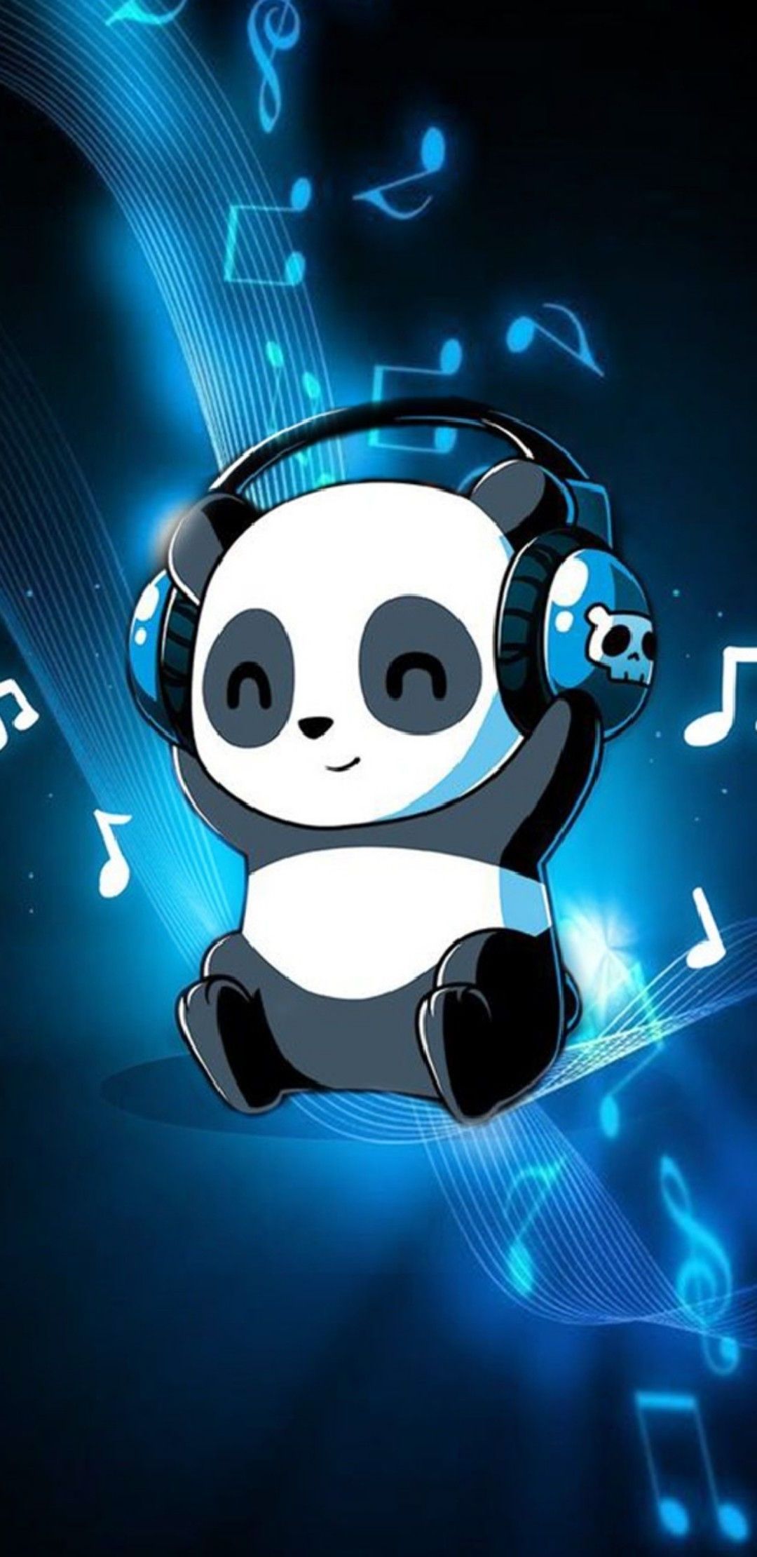 Cute Animated Panda Background