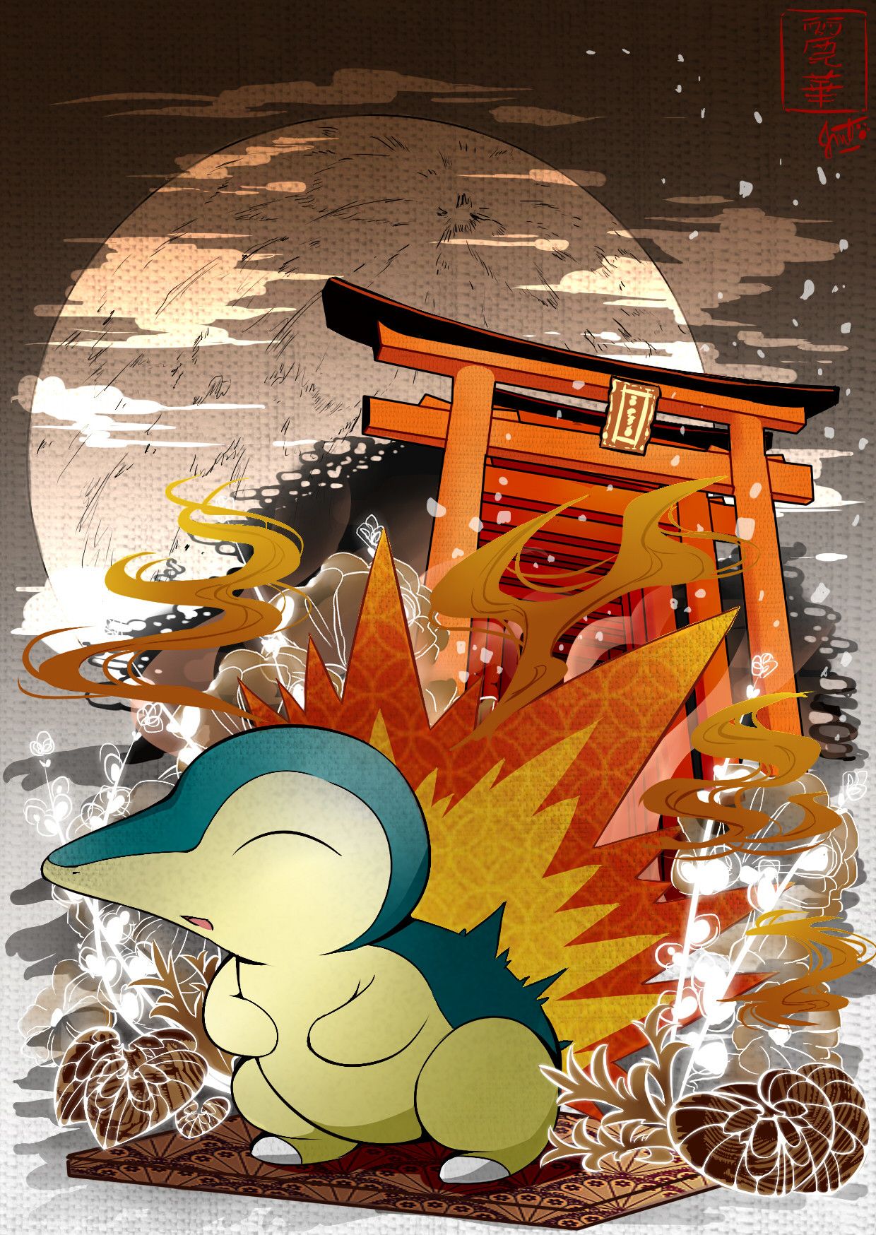 Cyndaquil Background