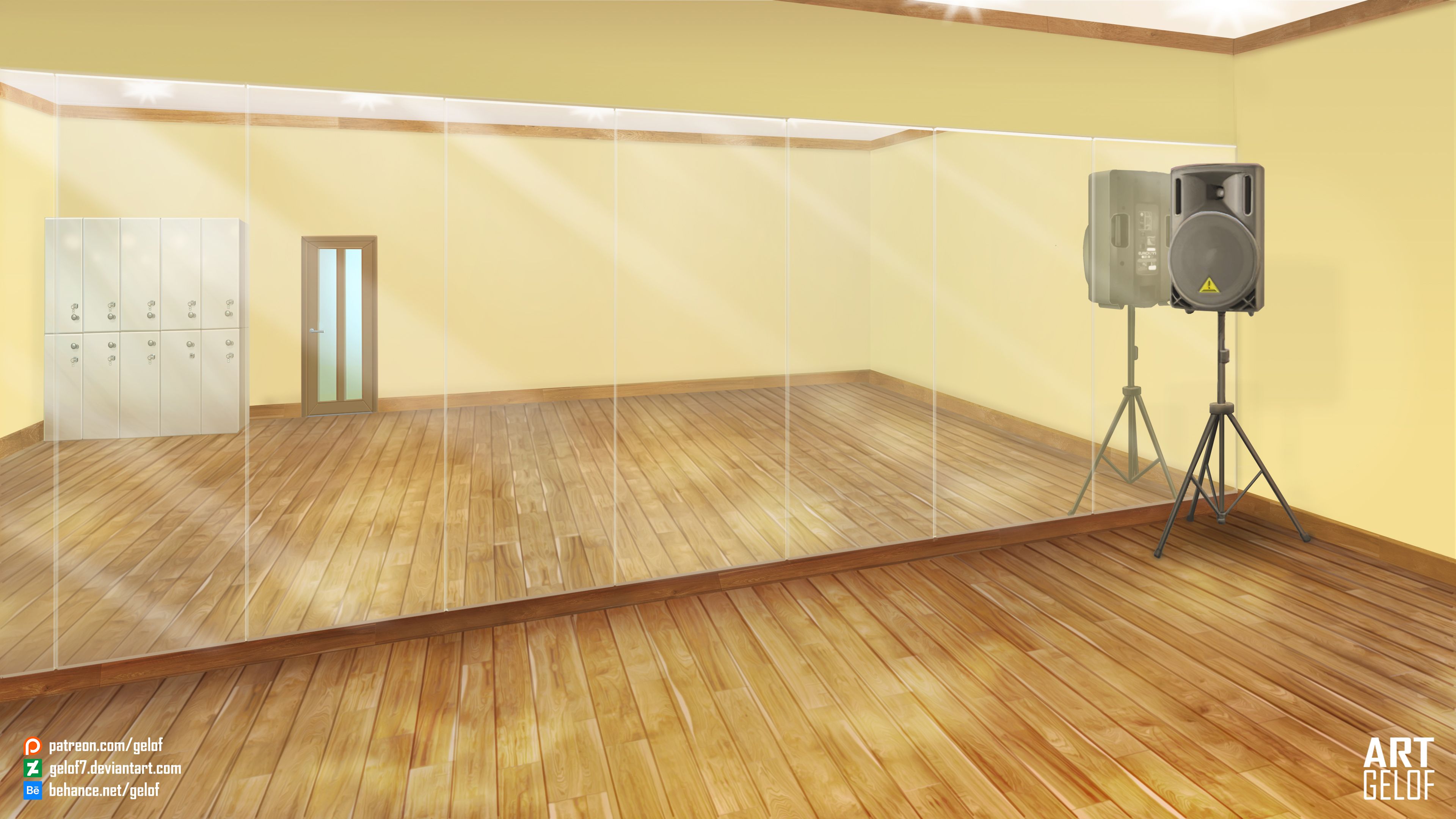 Dance Studio Background