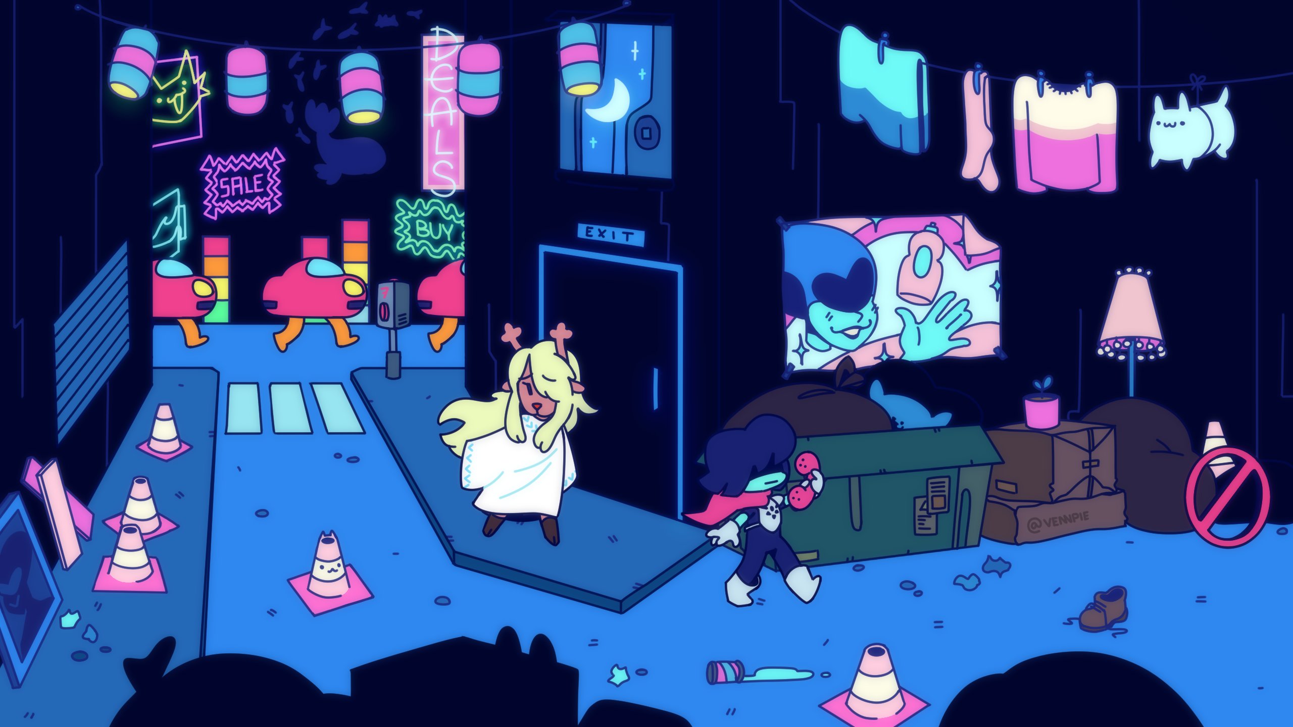 Deltarune Backgrounds