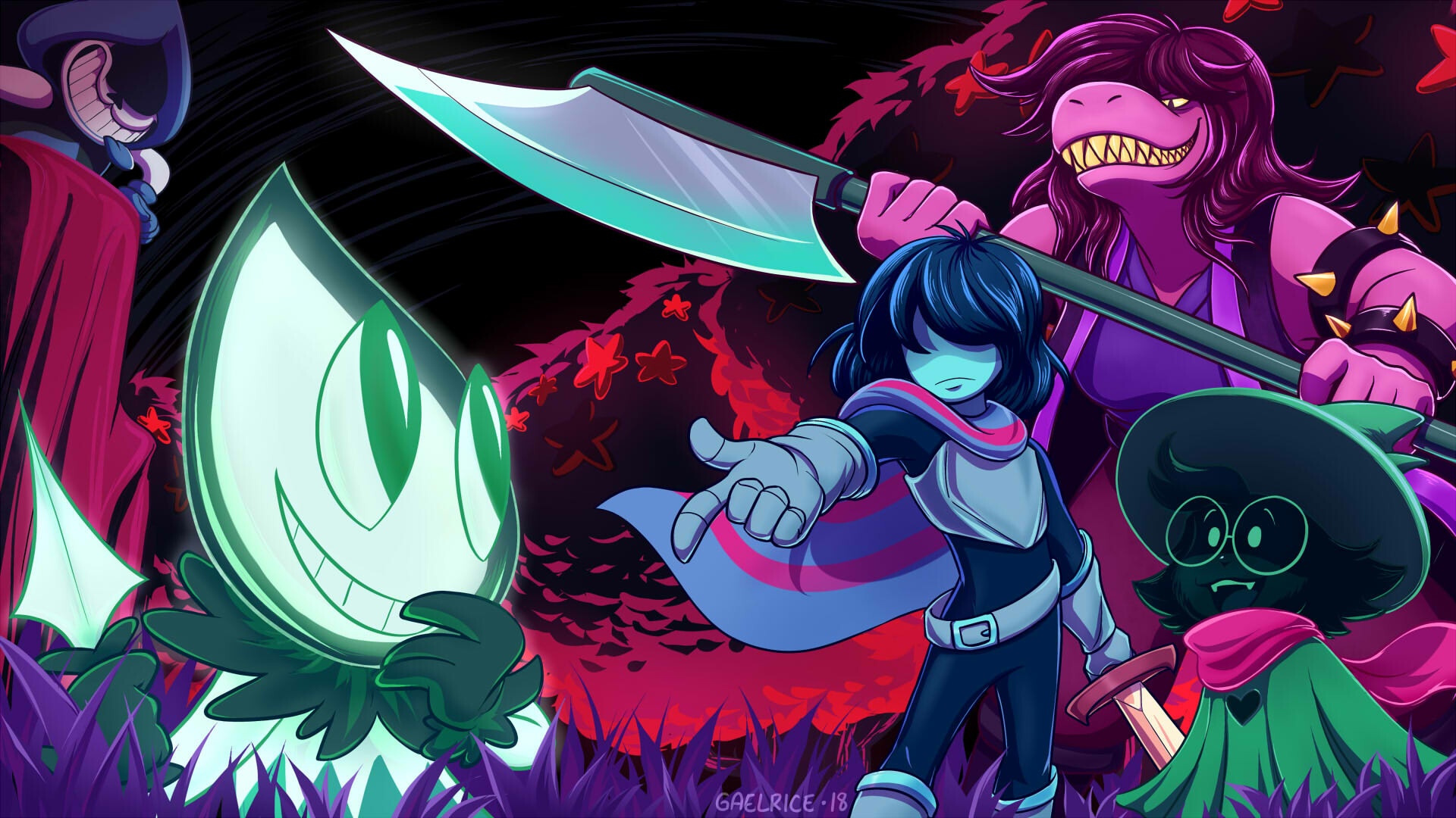 Deltarune Backgrounds