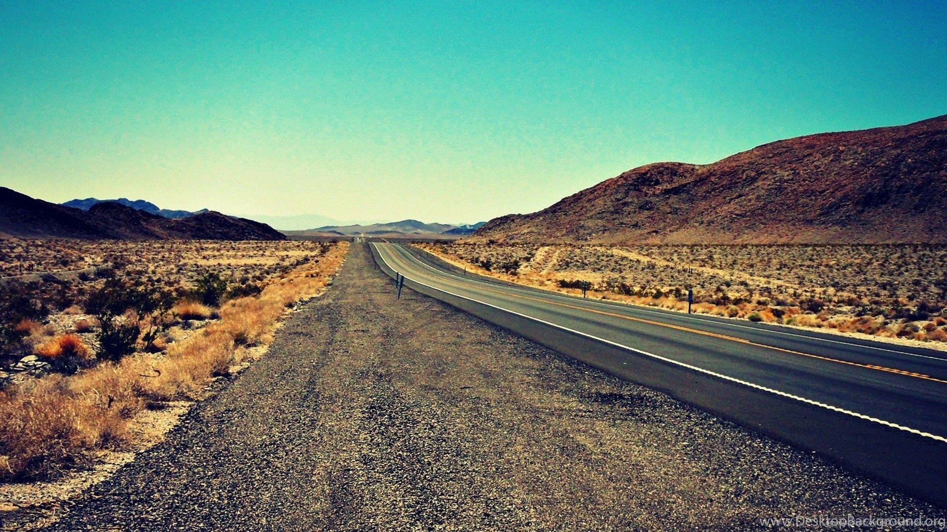Desert Road Background