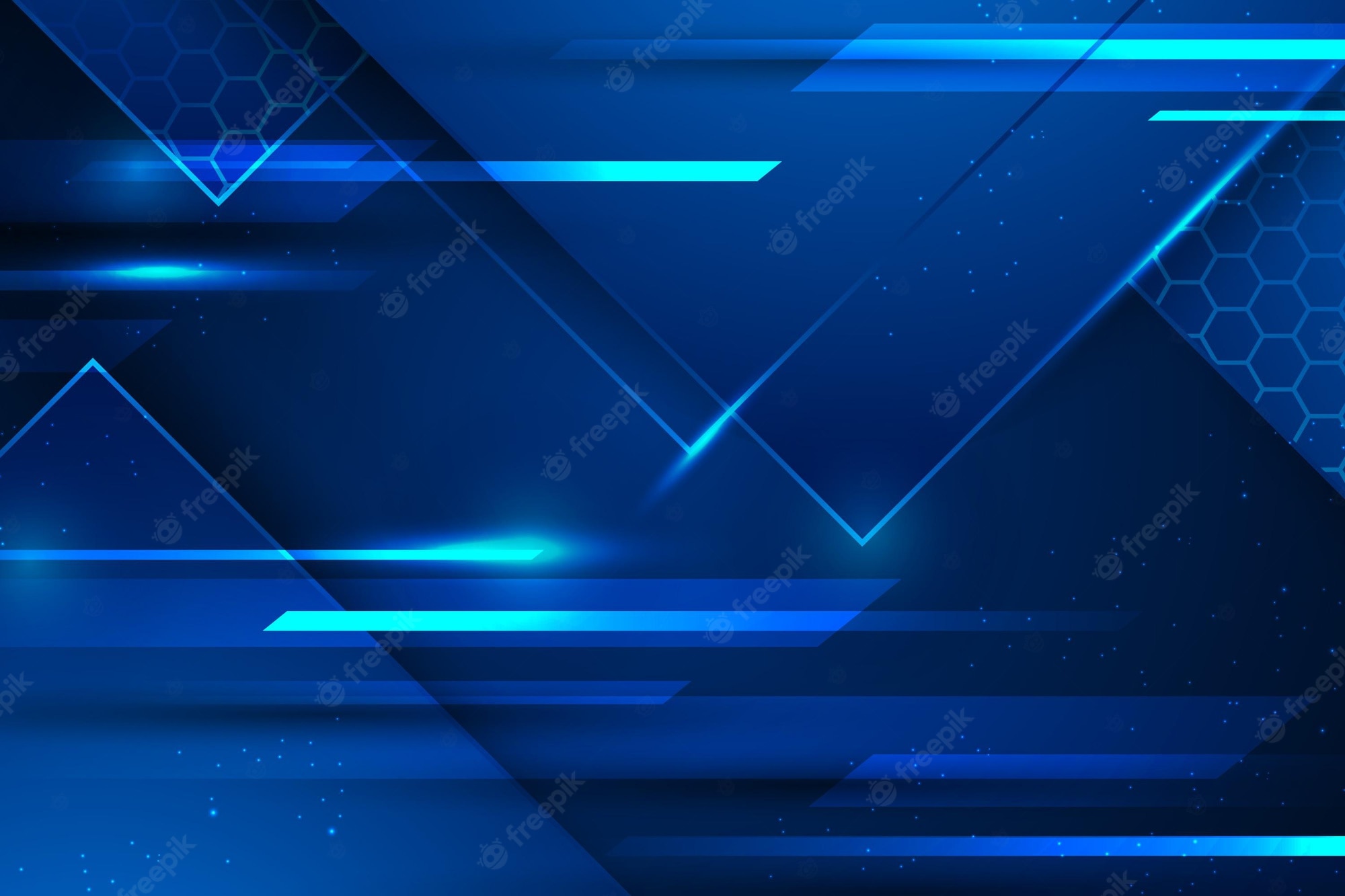 Digital Blue Background