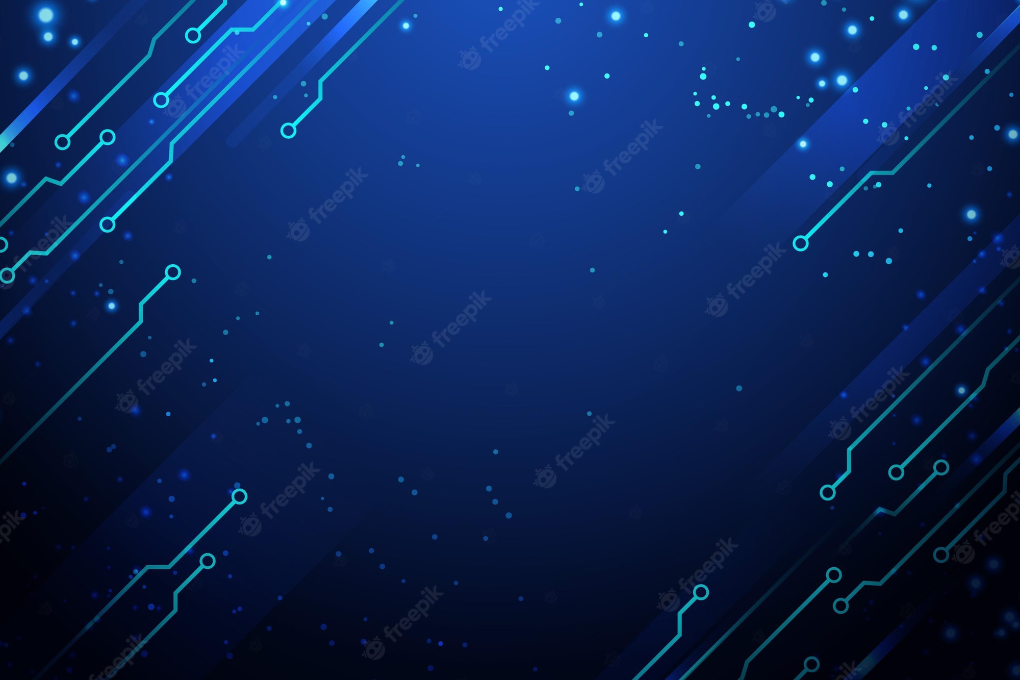 Digital Blue Background