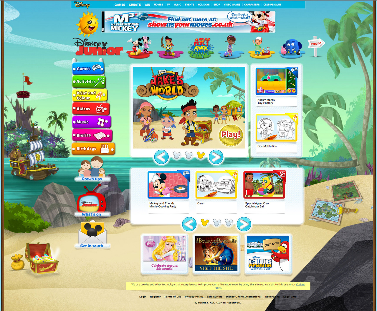 Disney Junior Background