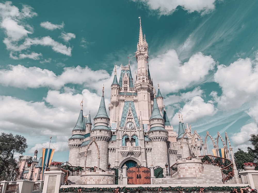 Disney World Castle Background