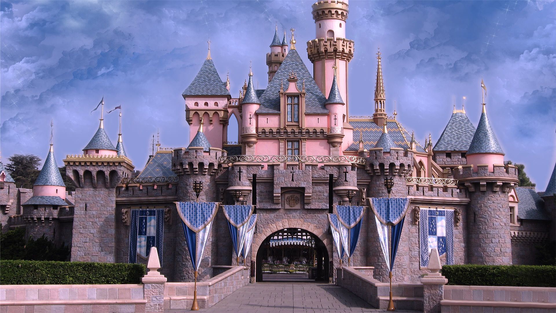 Disneyland Castle Background